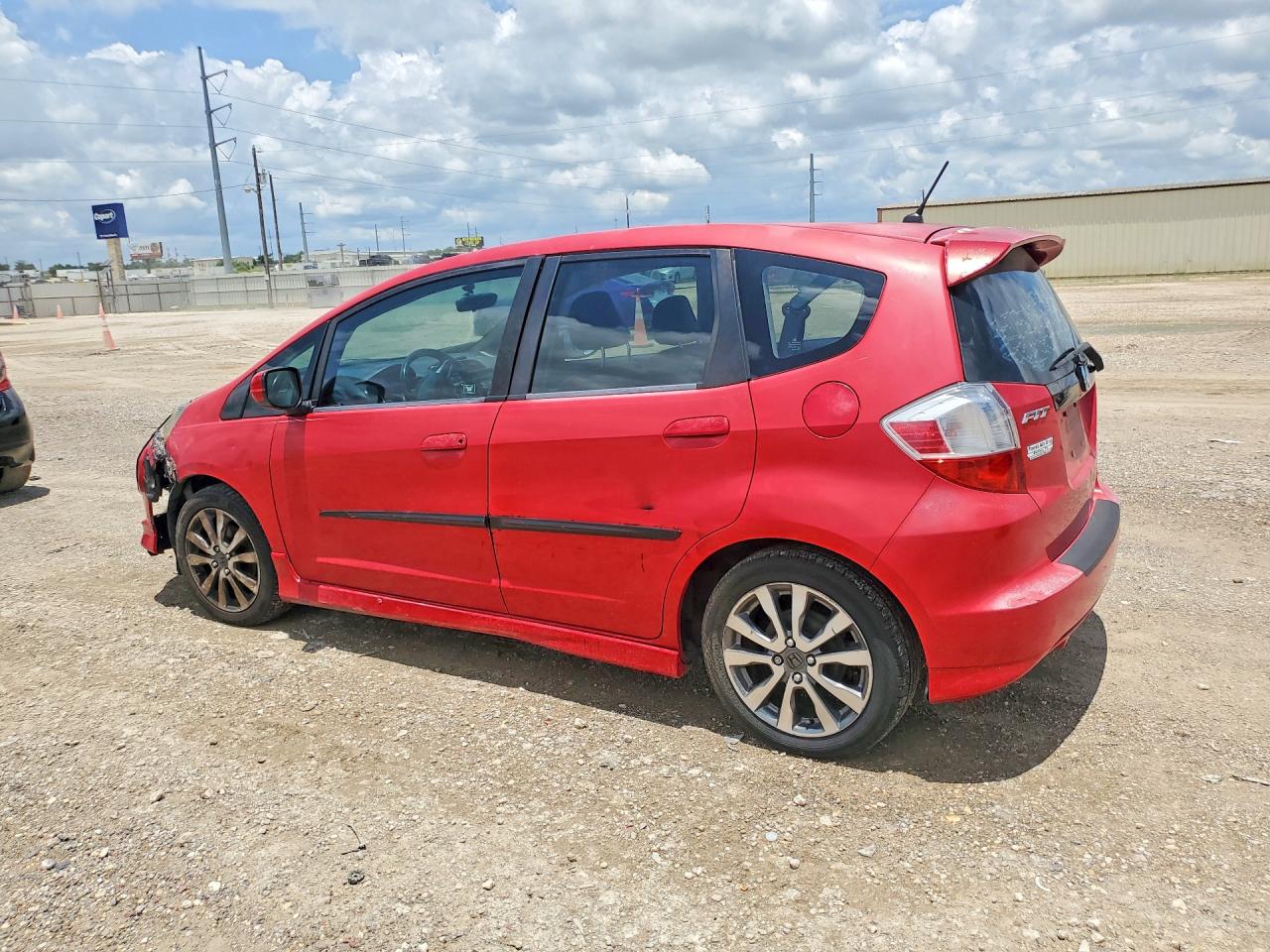 2012 Honda Fit Sport Red vin: JHMGE8H57CC004501