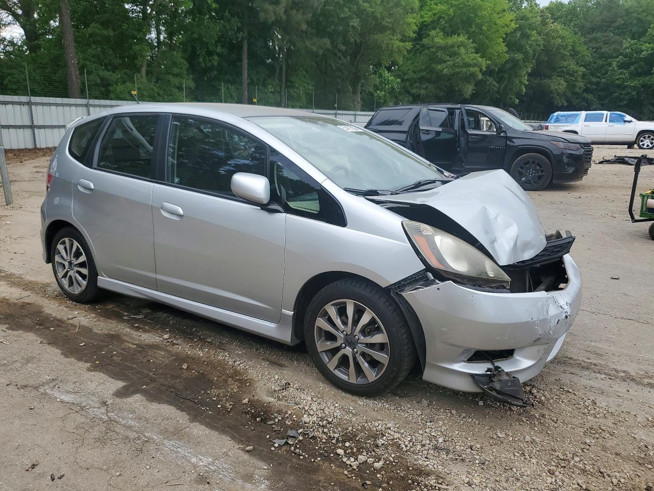 2012 Honda Fit Sport Silver vin: JHMGE8H57CC004661