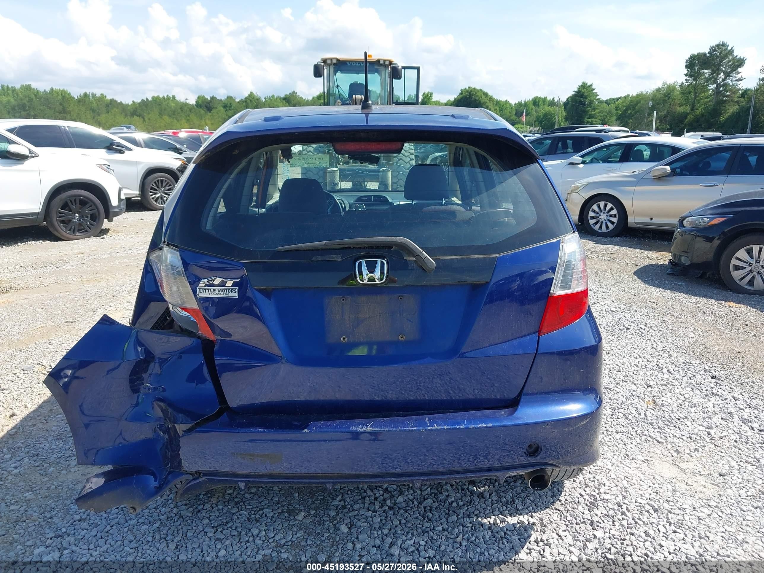 2012 Honda Fit Sport Blue vin: JHMGE8H57CC008371