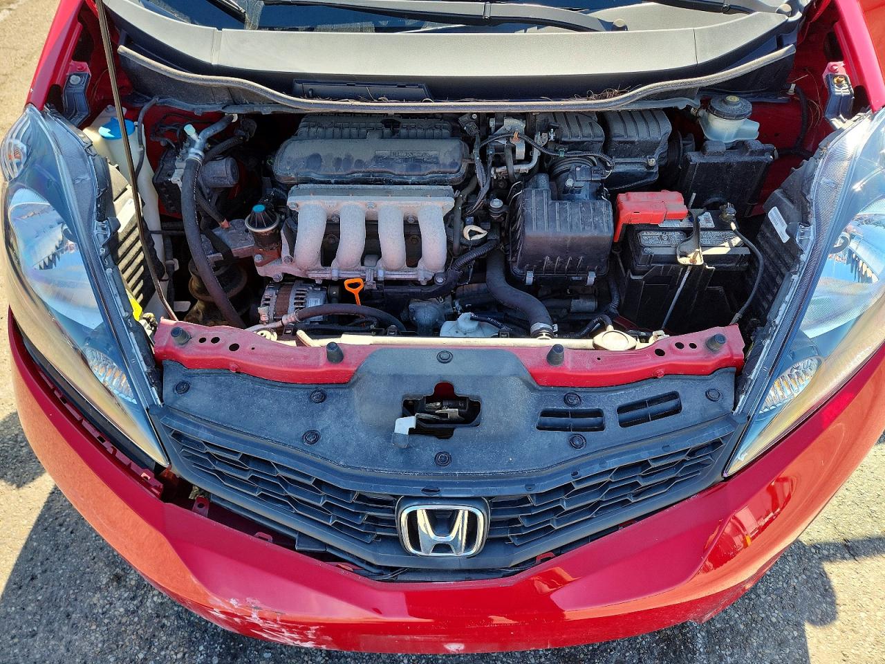 2012 Honda Fit Sport Red vin: JHMGE8H57CC012520