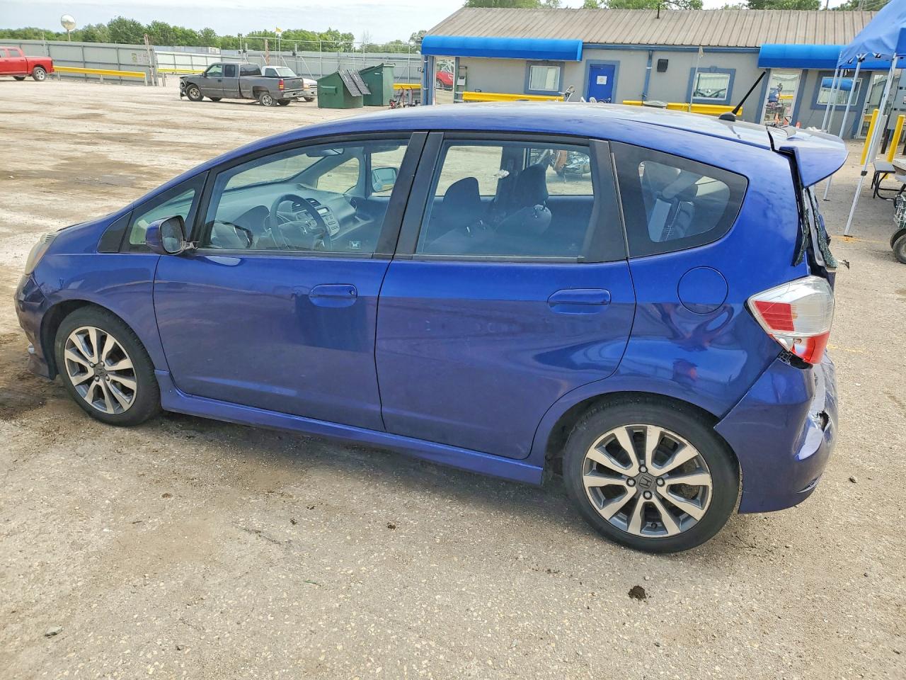 2013 Honda Fit Sport Blue vin: JHMGE8H57DC010560