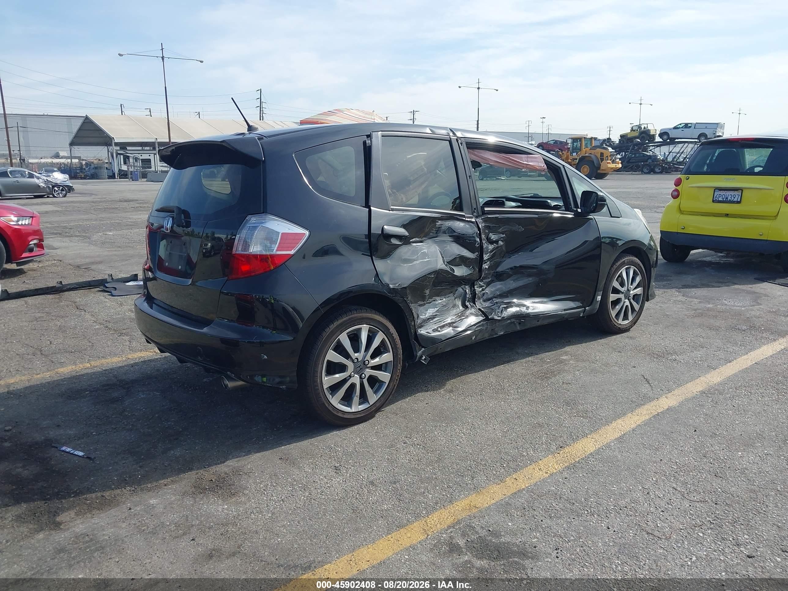 2013 Honda Fit Sport Black vin: JHMGE8H57DC016536