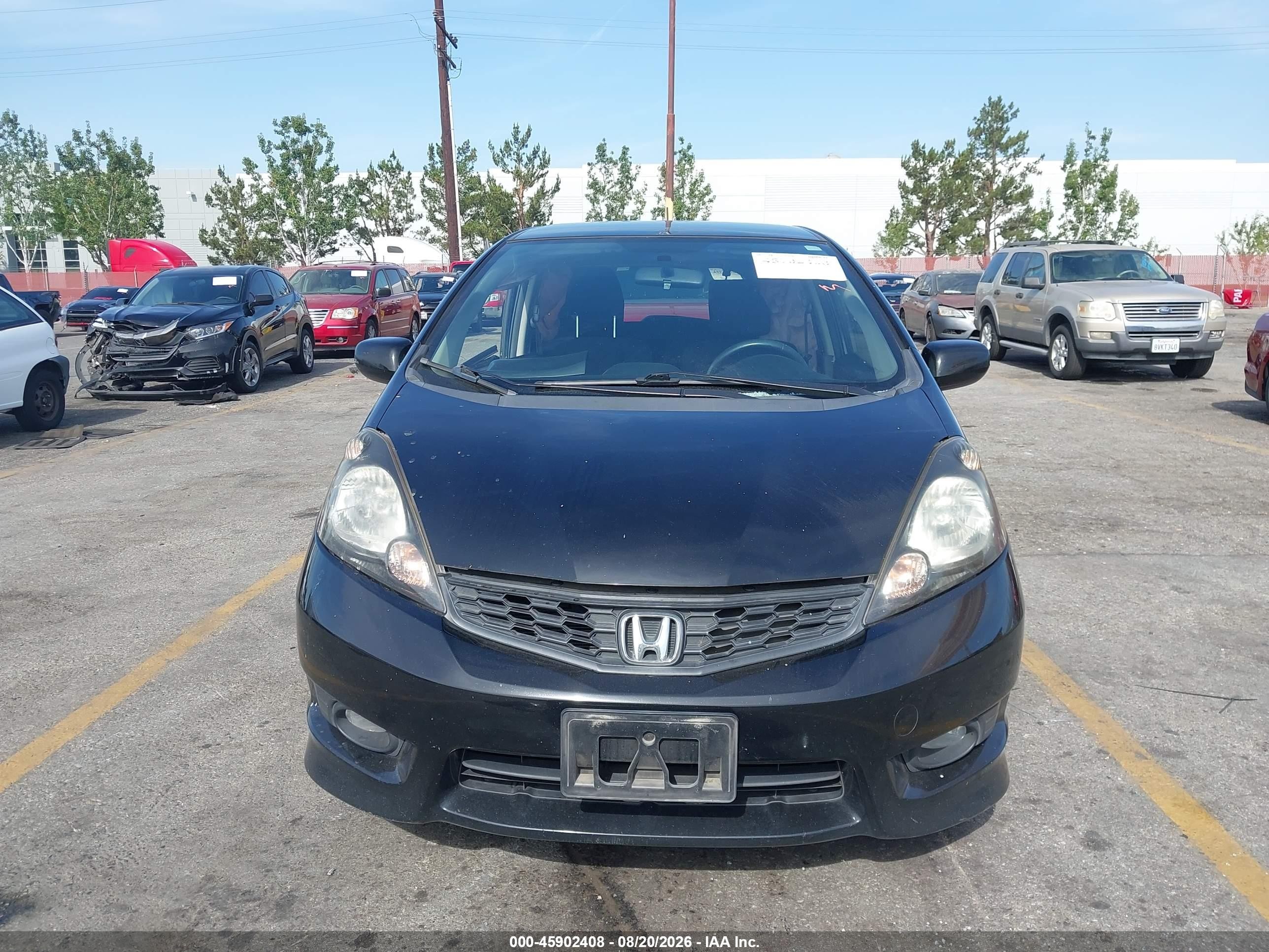 2013 Honda Fit Sport Black vin: JHMGE8H57DC016536