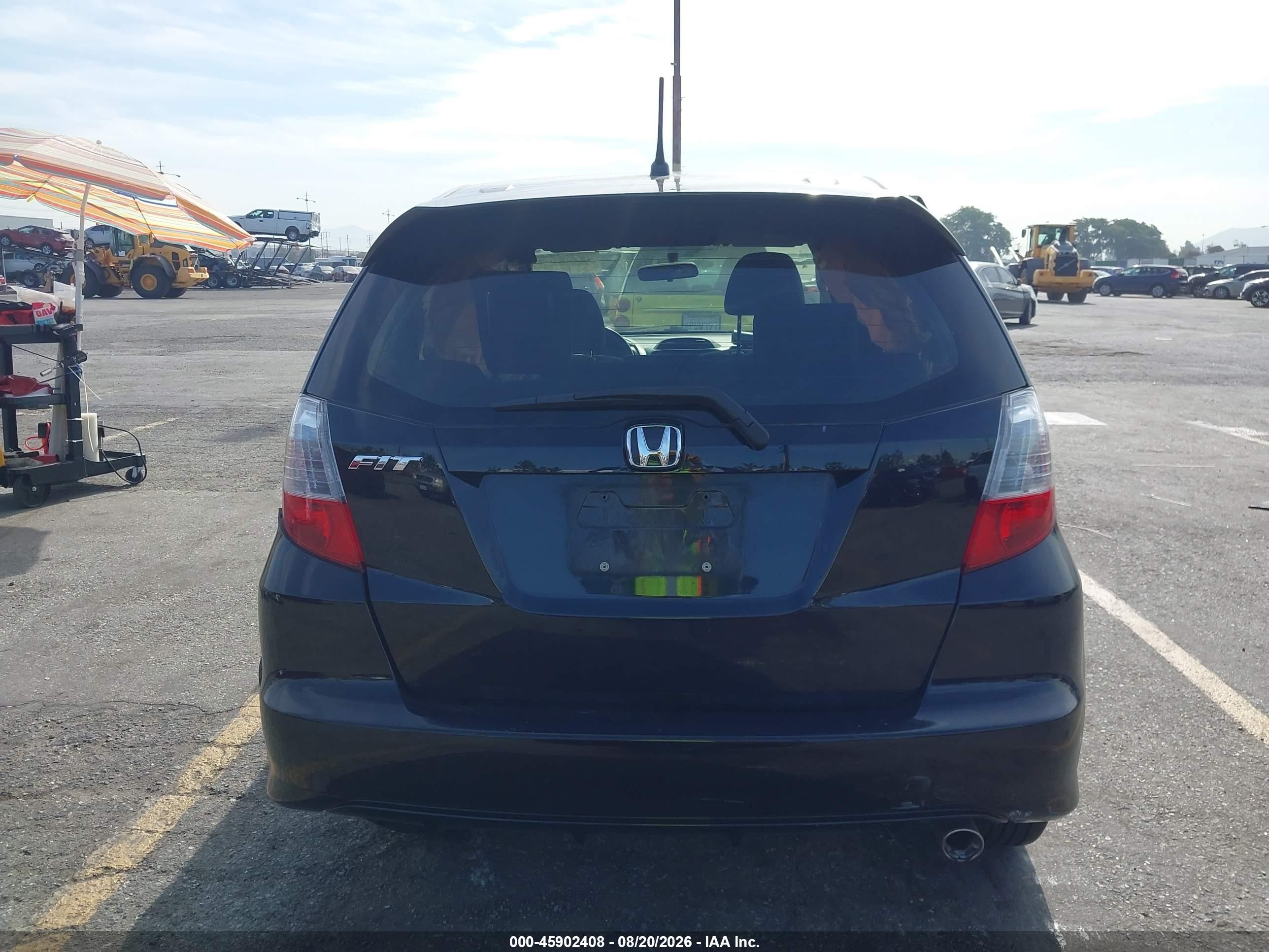 2013 Honda Fit Sport Black vin: JHMGE8H57DC016536
