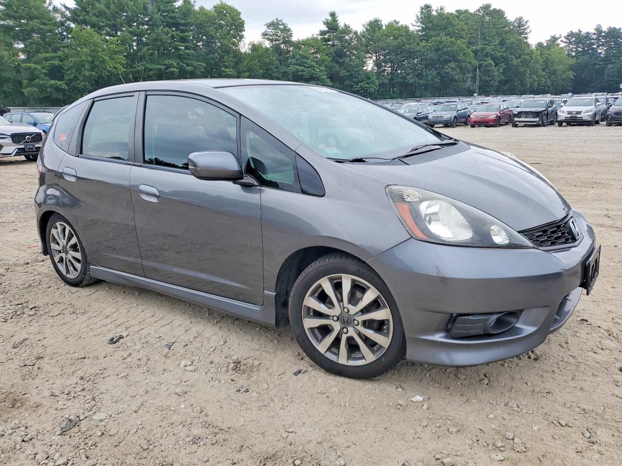 2013 Honda Fit Sport Gray vin: JHMGE8H57DC041324