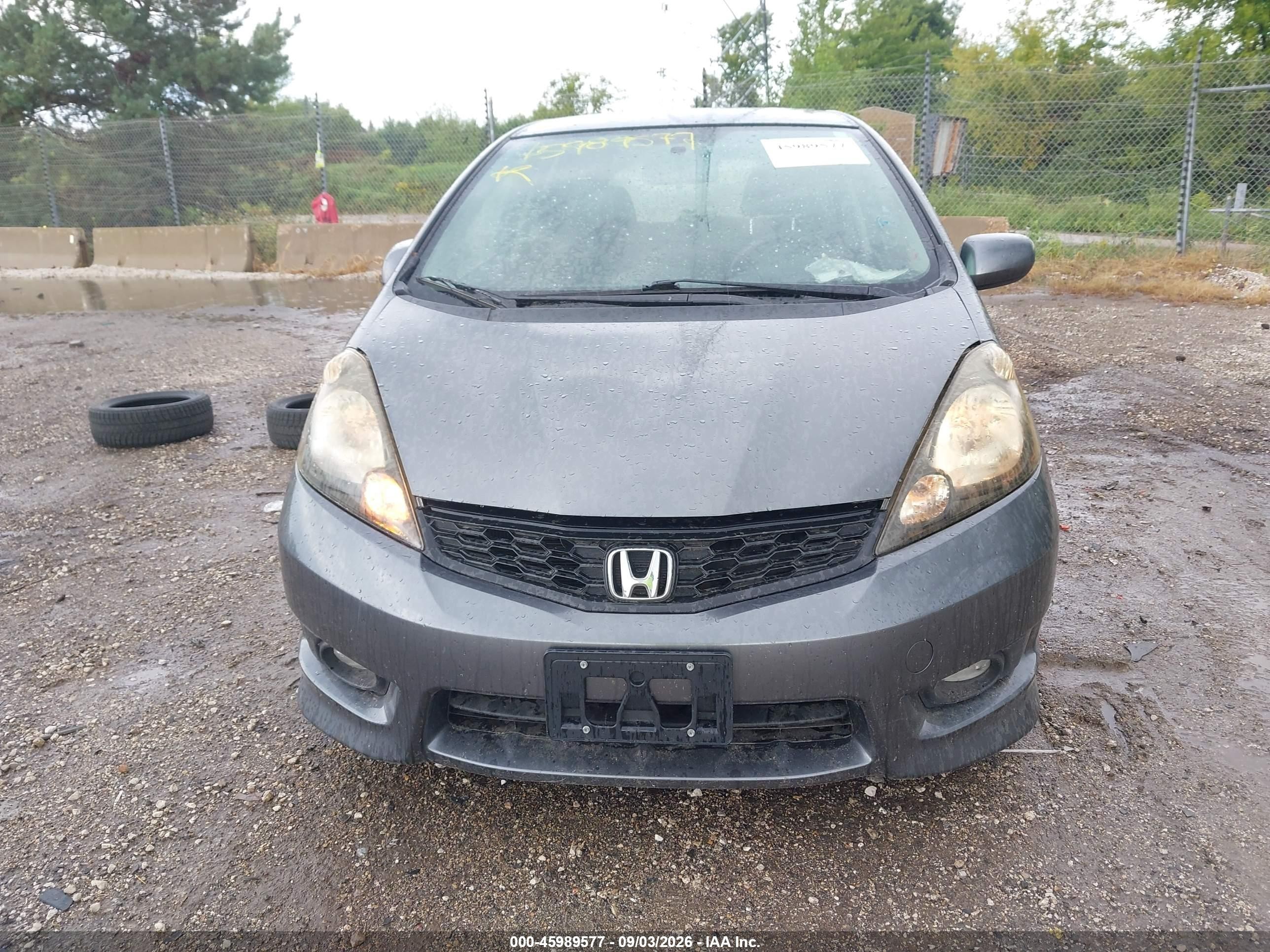 2013 Honda Fit Sport Gray vin: JHMGE8H57DC041999