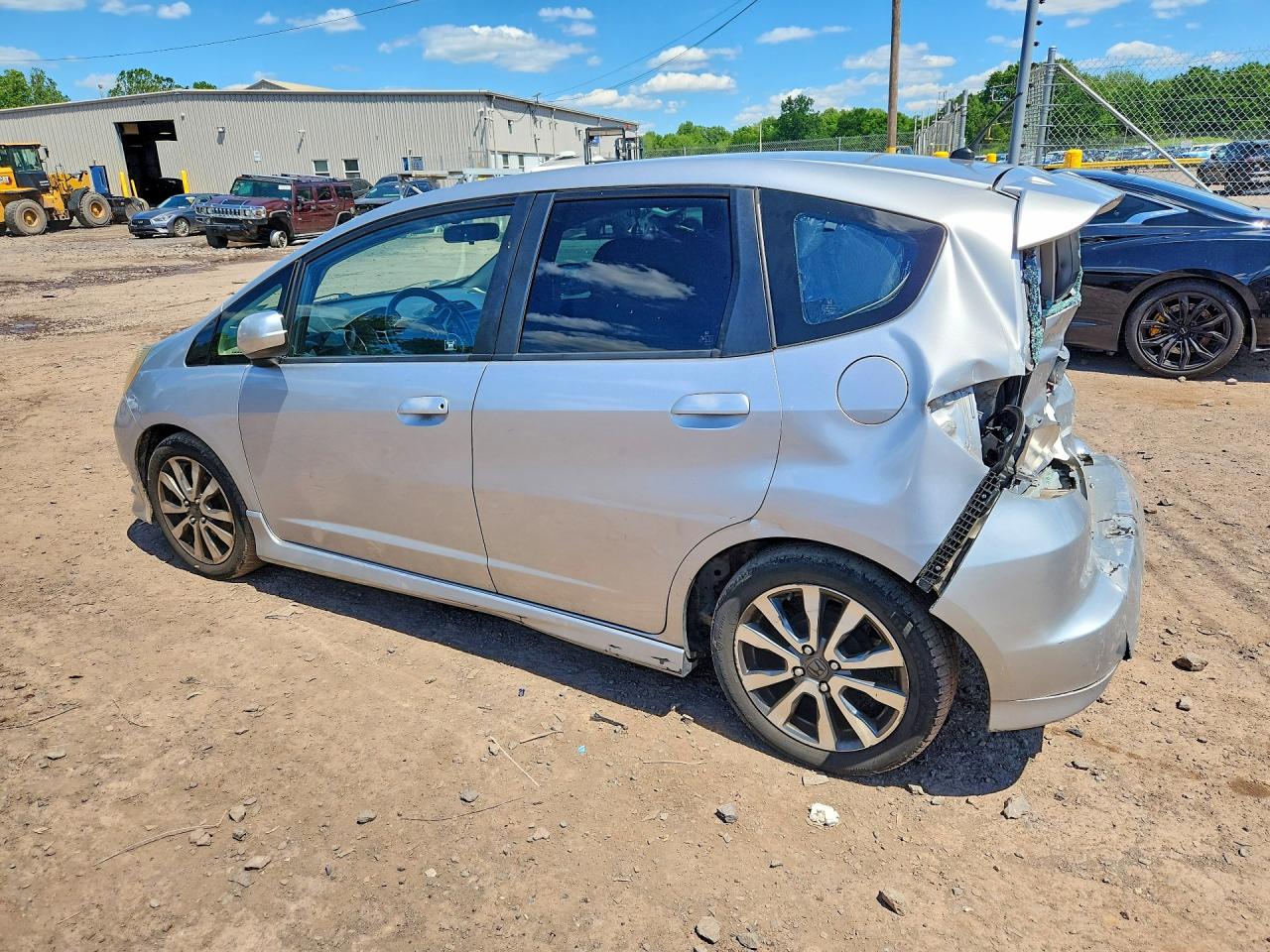 2013 Honda Fit Sport Silver vin: JHMGE8H57DC042781