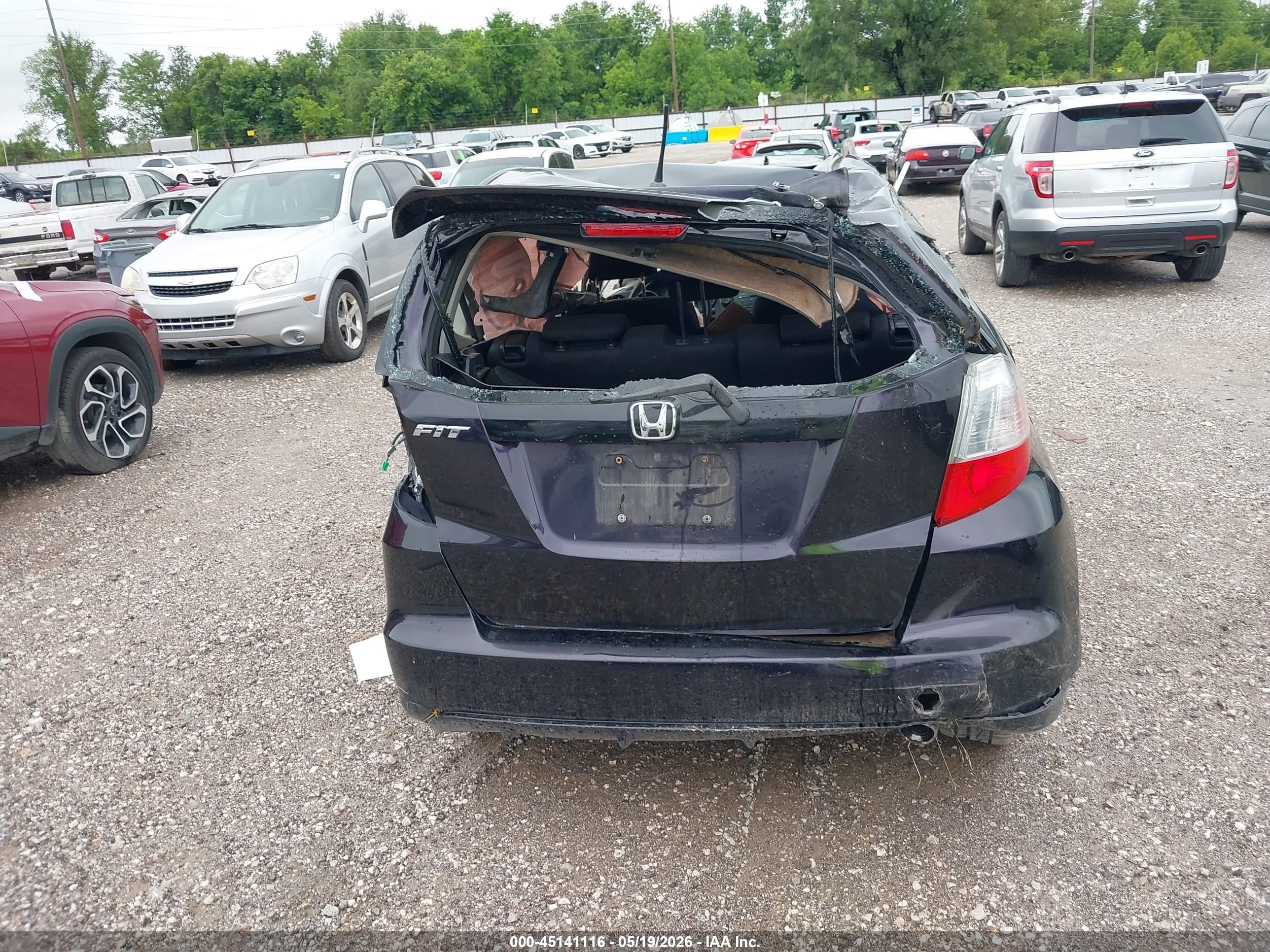 2013 Honda Fit Sport Purple vin: JHMGE8H57DC061010