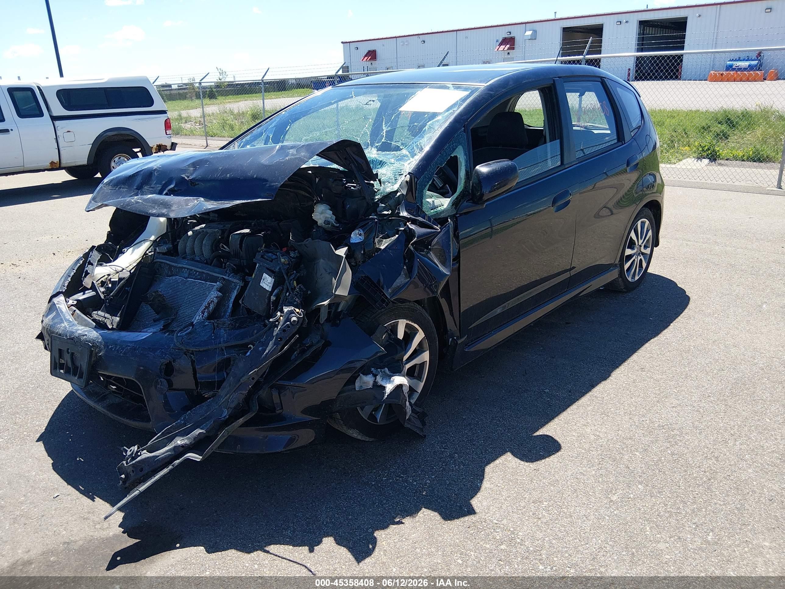2013 Honda Fit Sport Purple vin: JHMGE8H57DC072069