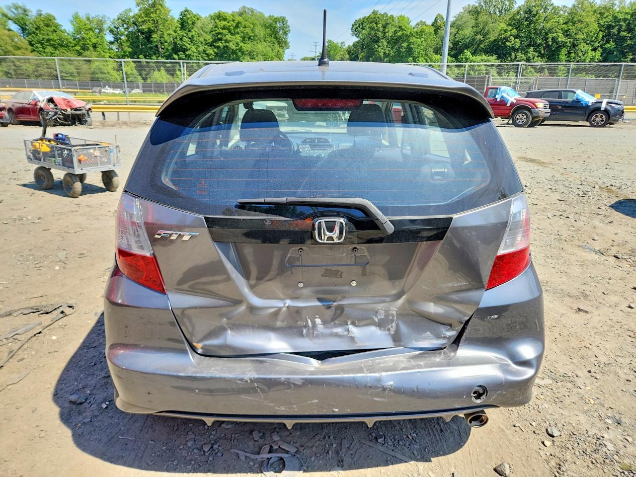 2013 Honda Fit Sport Gray vin: JHMGE8H57DC074825