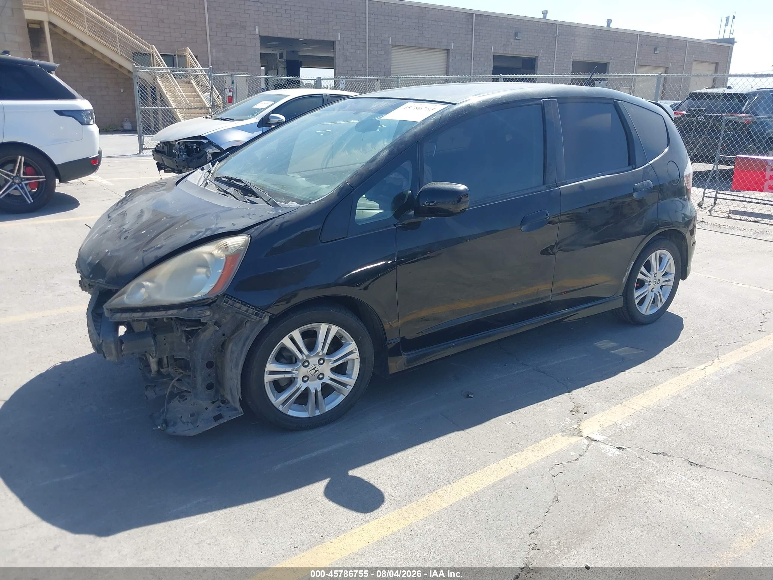 2011 Honda Fit Sport Black vin: JHMGE8H58BC003534