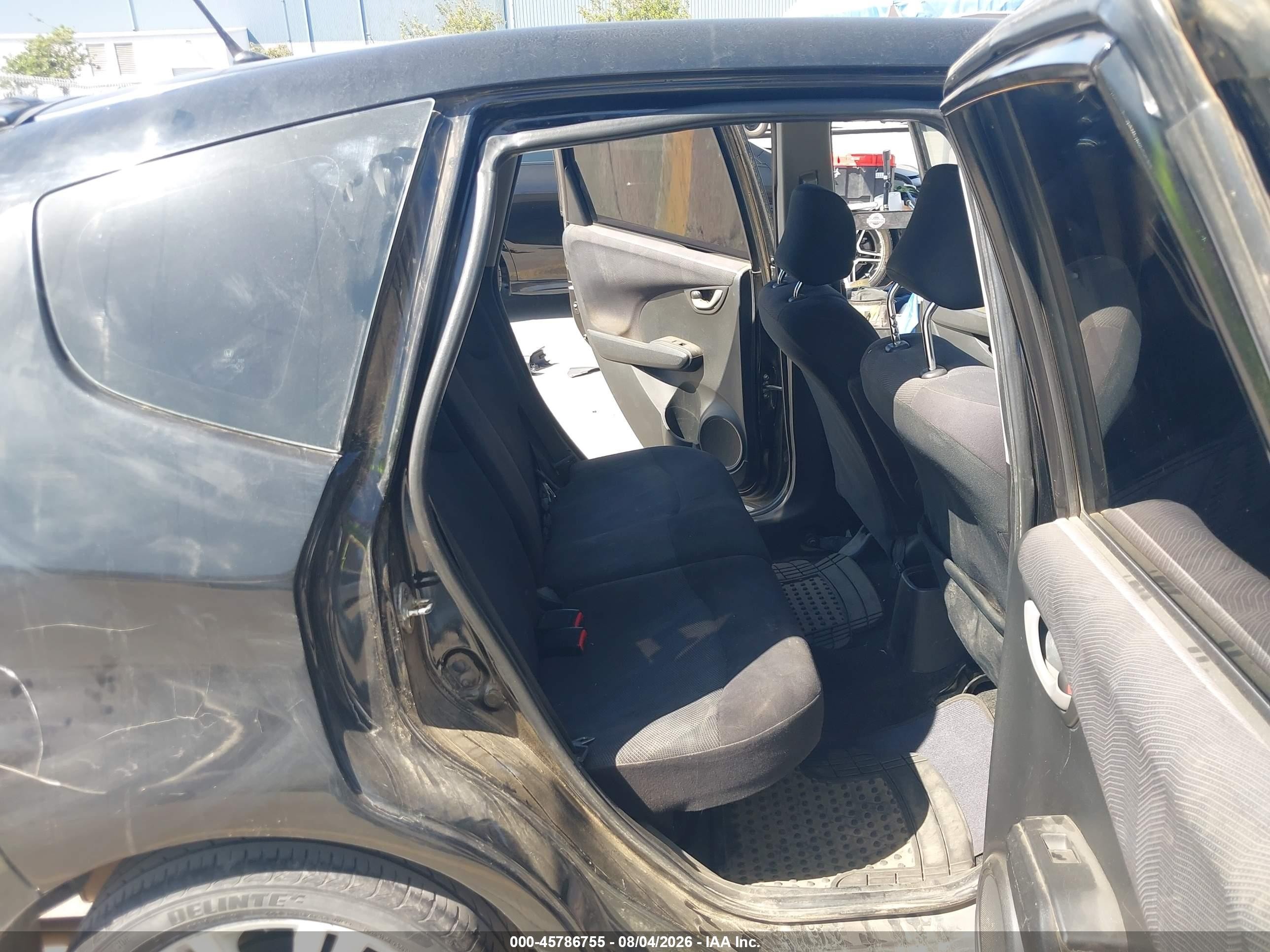 2011 Honda Fit Sport Black vin: JHMGE8H58BC003534