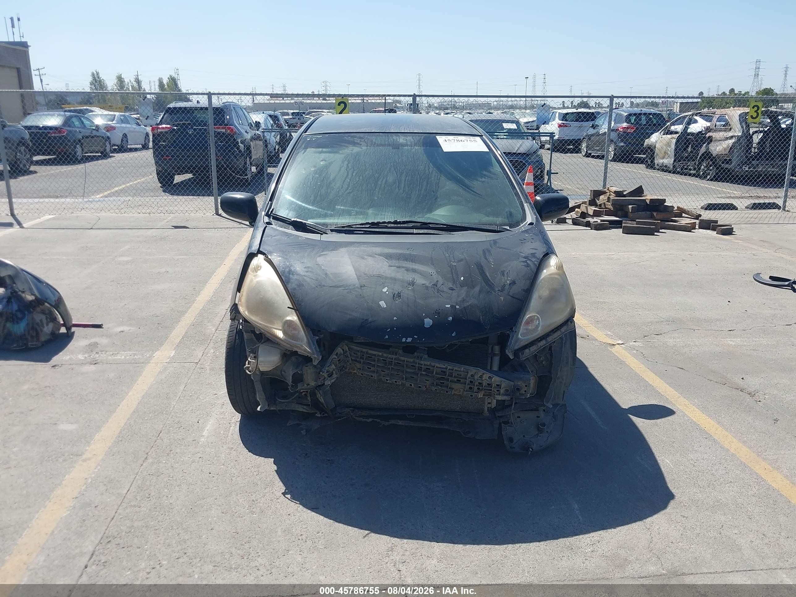 2011 Honda Fit Sport Black vin: JHMGE8H58BC003534
