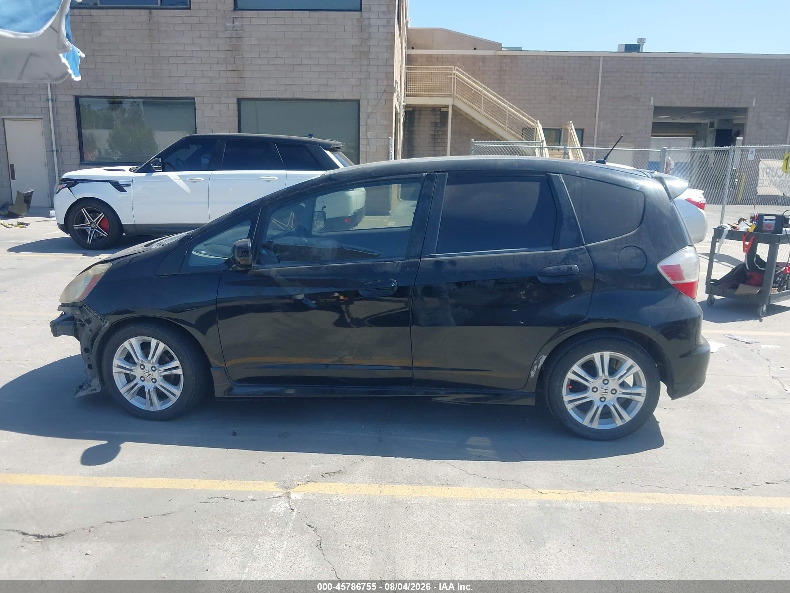 2011 Honda Fit Sport Black vin: JHMGE8H58BC003534