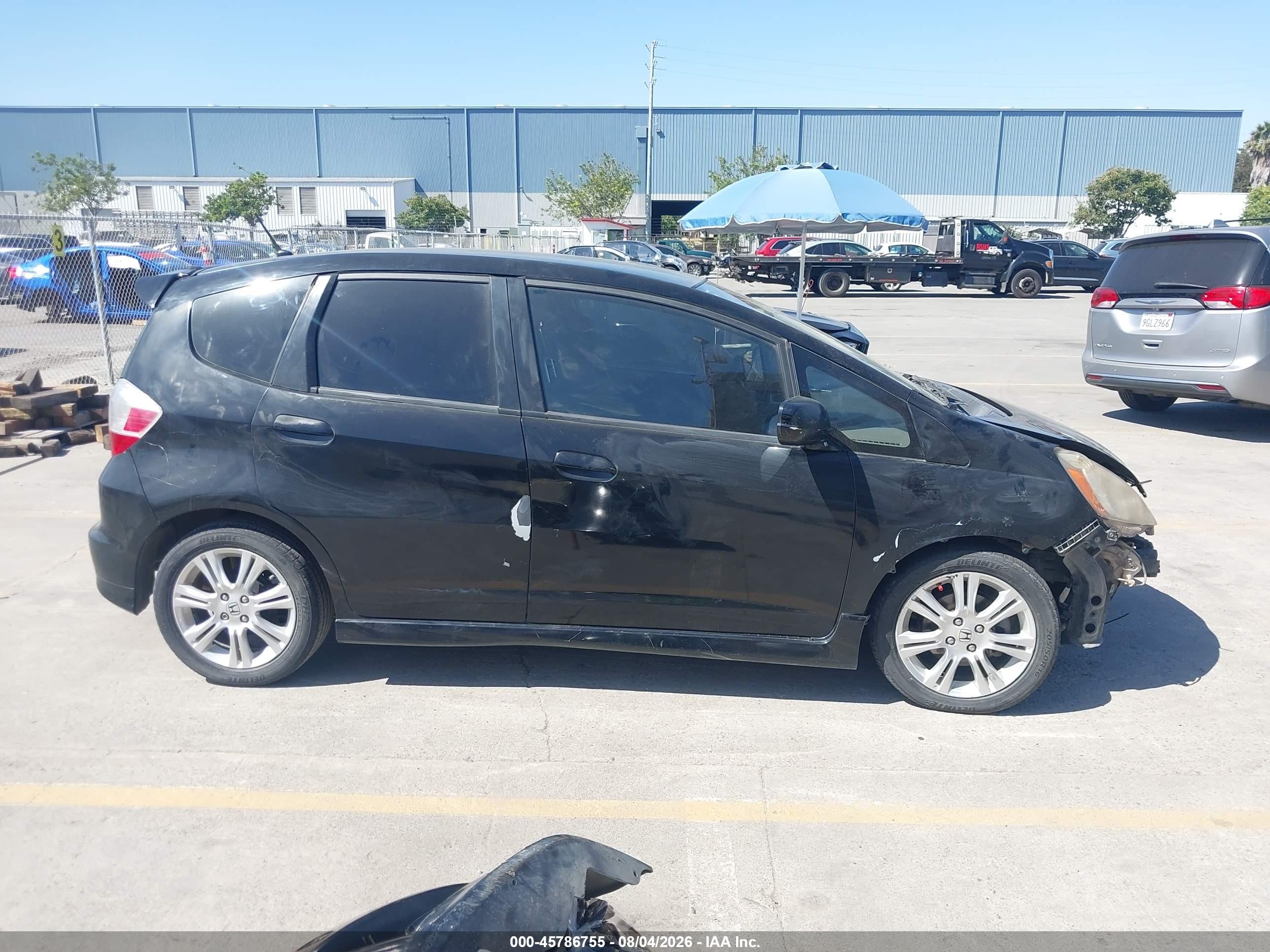 2011 Honda Fit Sport Black vin: JHMGE8H58BC003534