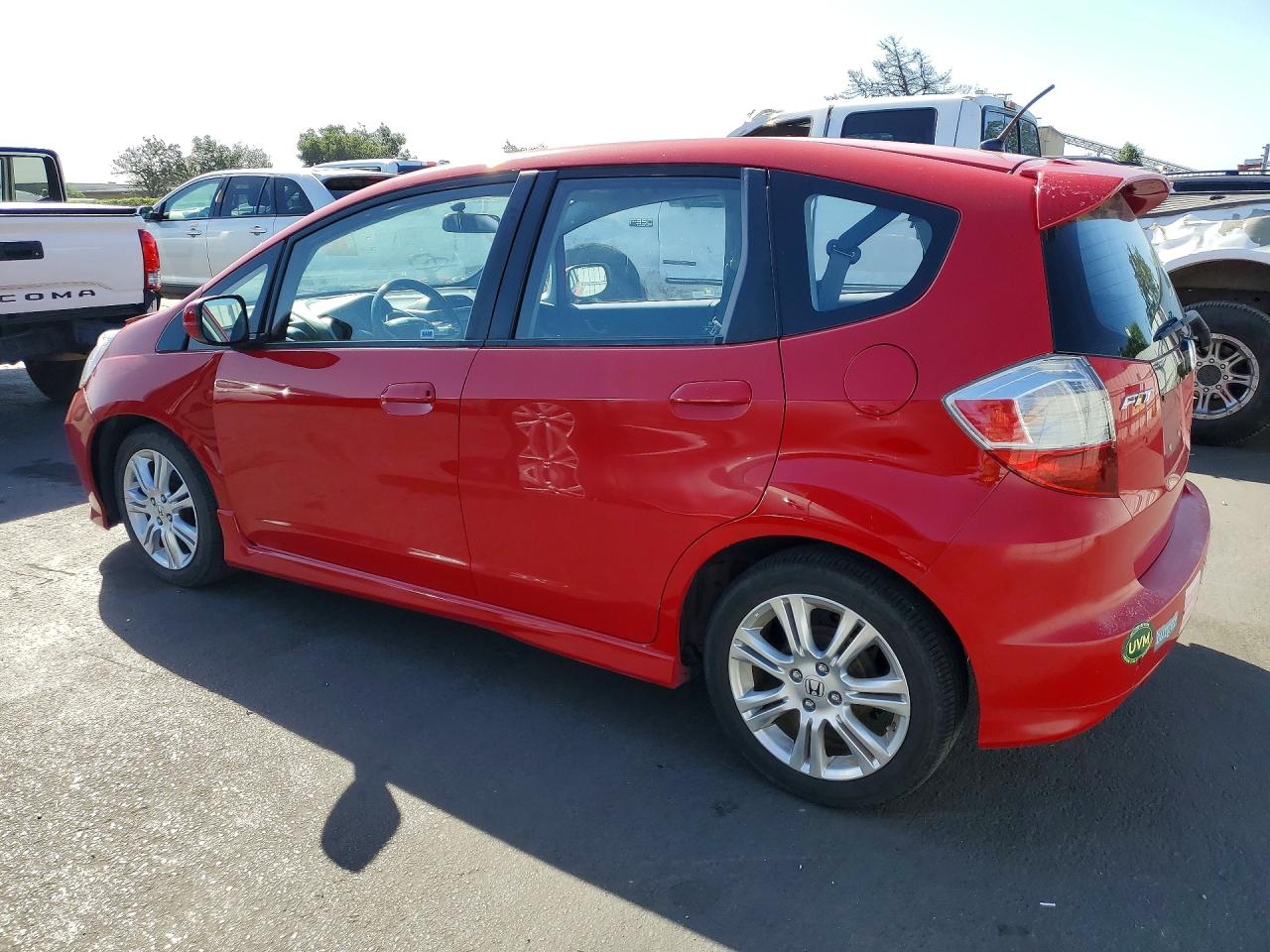 2011 Honda Fit Sport Red vin: JHMGE8H58BC011827