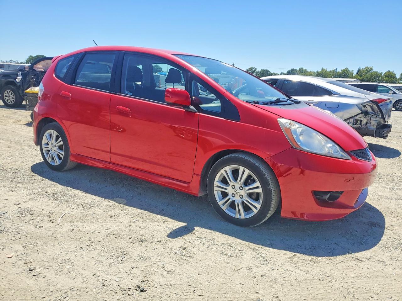 2011 Honda Fit Sport Red vin: JHMGE8H58BC011827