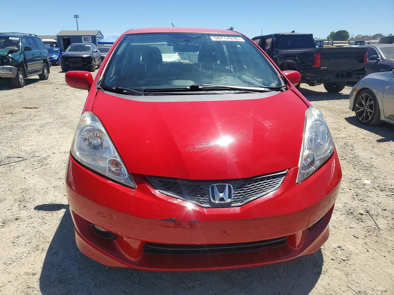2011 Honda Fit Sport Red vin: JHMGE8H58BC011827