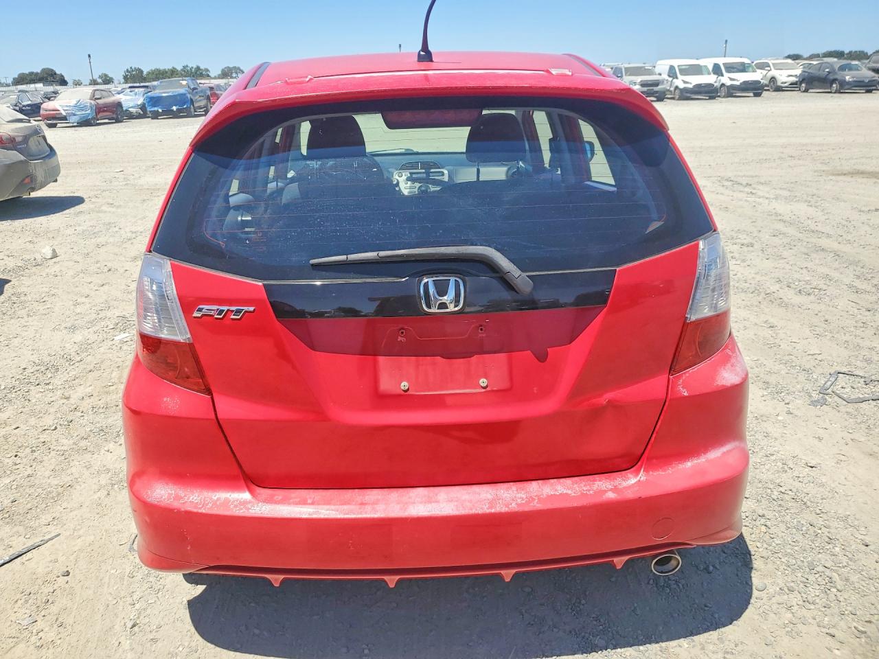 2011 Honda Fit Sport Red vin: JHMGE8H58BC011827