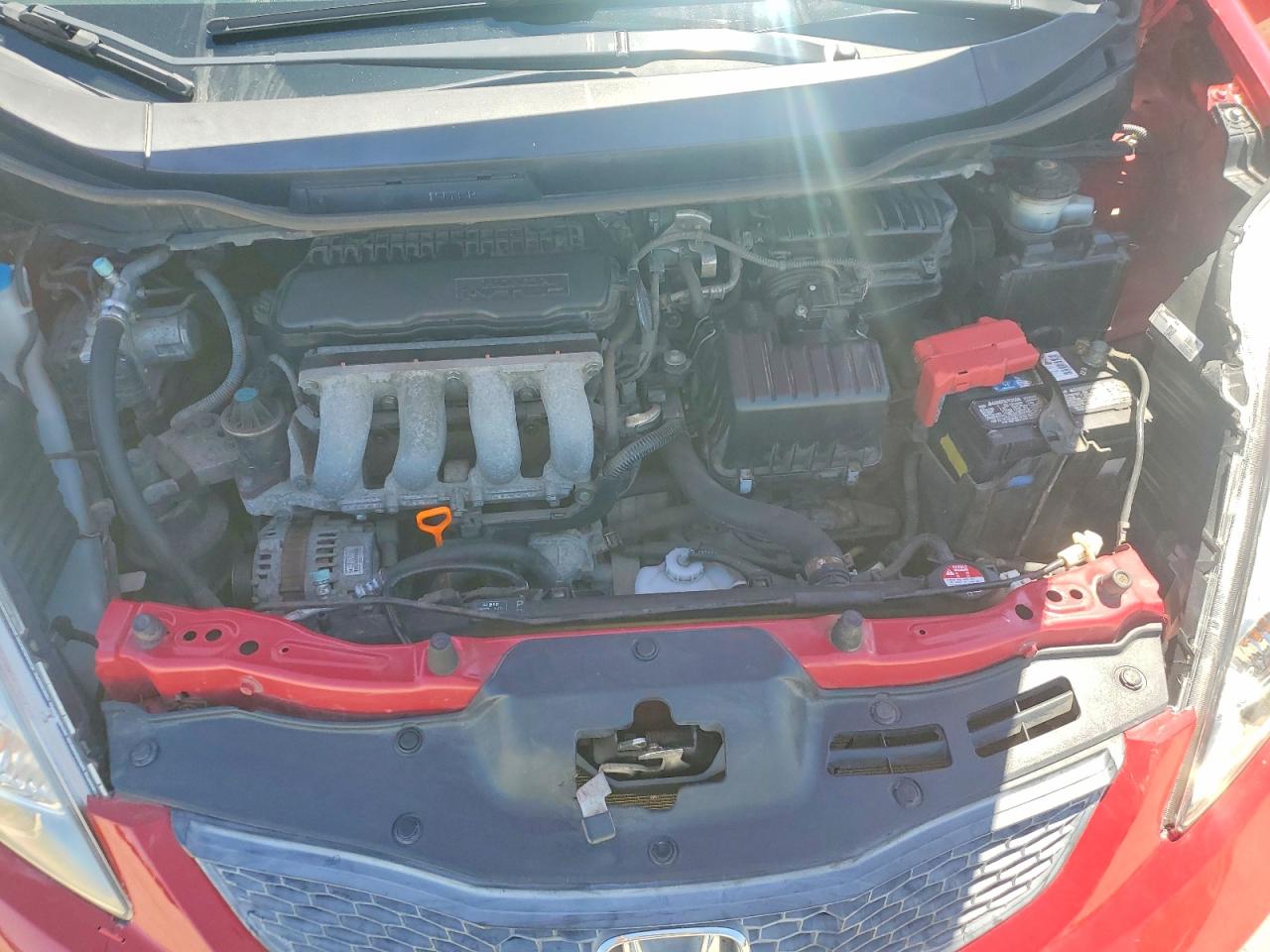 2011 Honda Fit Sport Red vin: JHMGE8H58BC011827