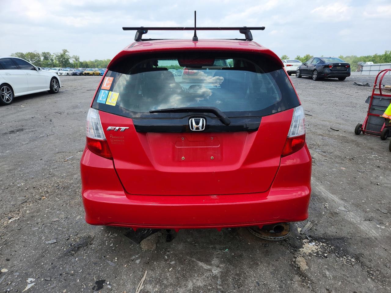 2012 Honda Fit Sport Red vin: JHMGE8H58CC002062