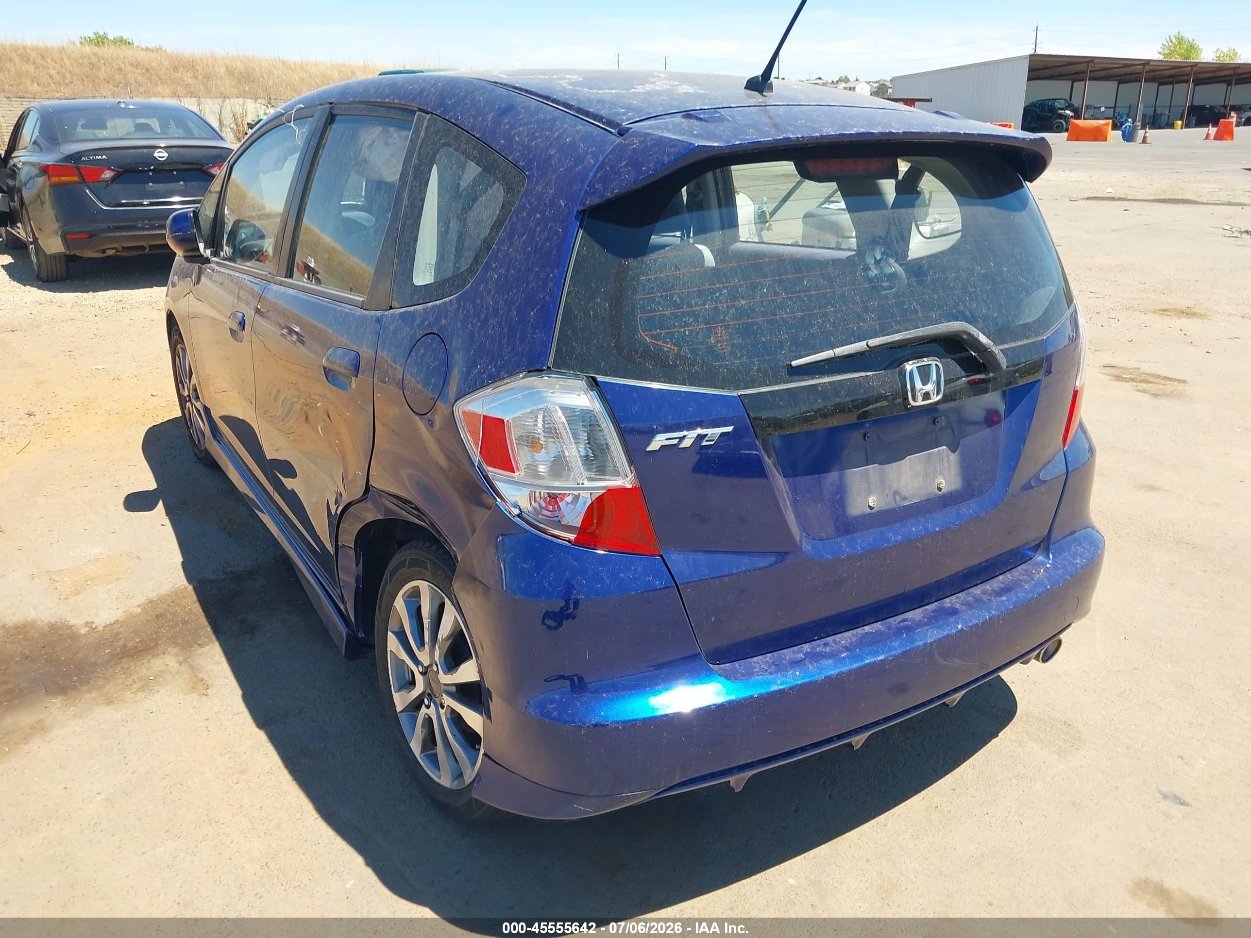 2012 Honda Fit Sport Blue vin: JHMGE8H58CC015636