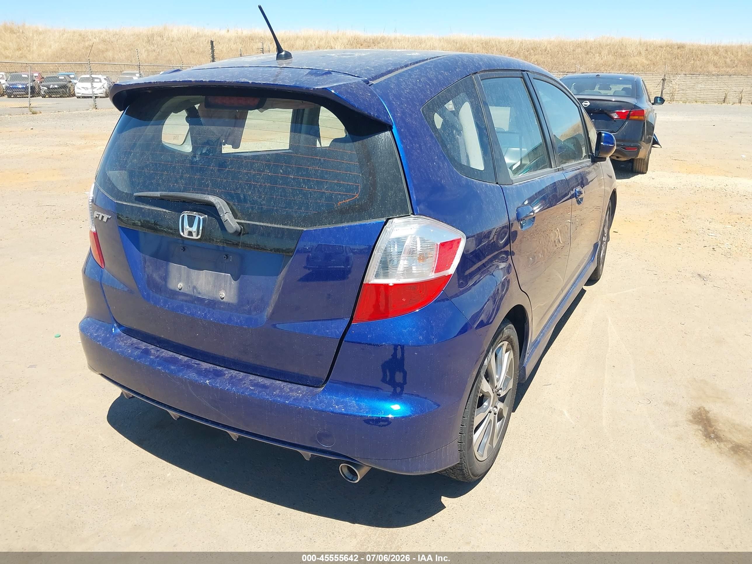 2012 Honda Fit Sport Blue vin: JHMGE8H58CC015636