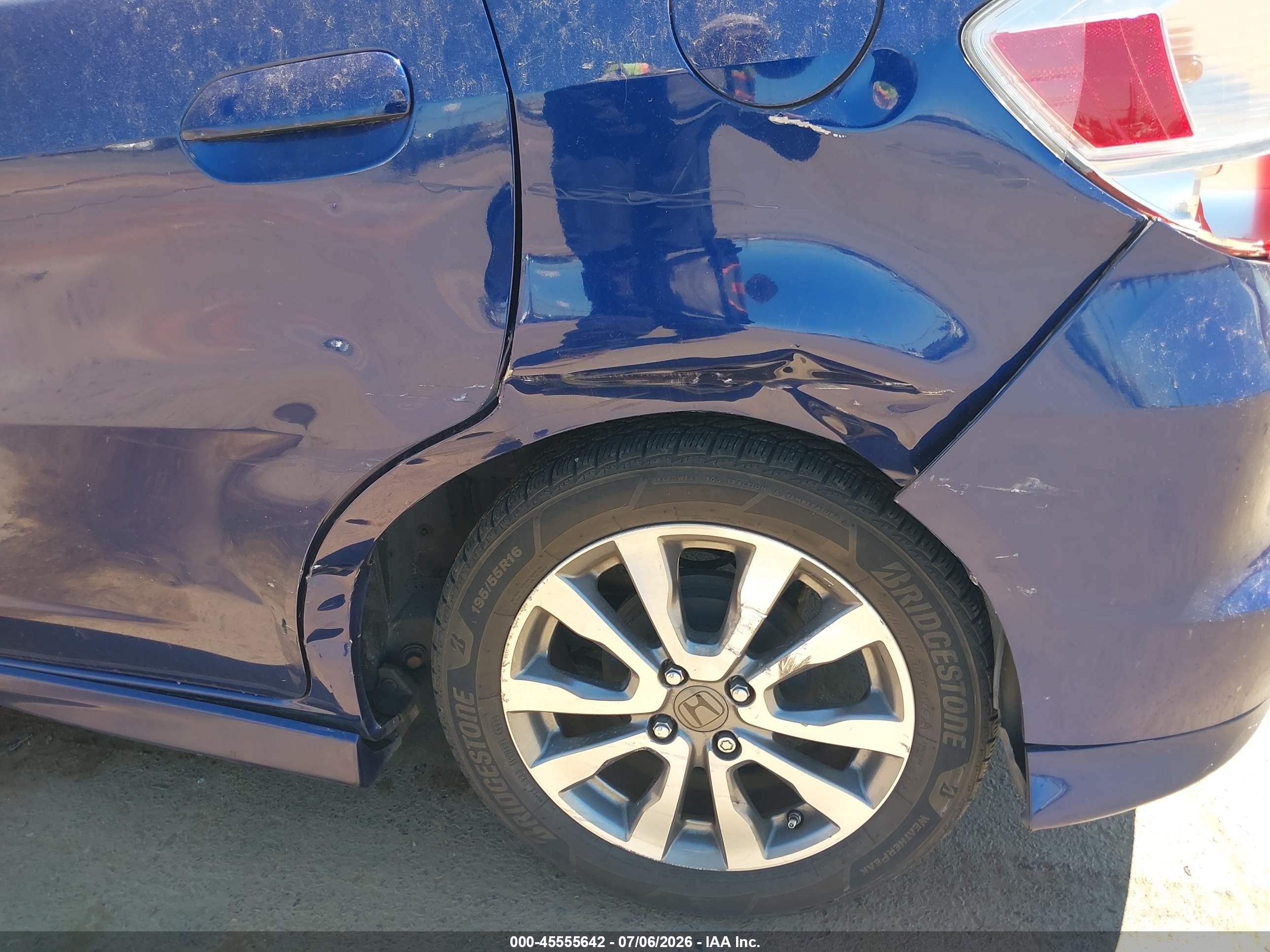 2012 Honda Fit Sport Blue vin: JHMGE8H58CC015636