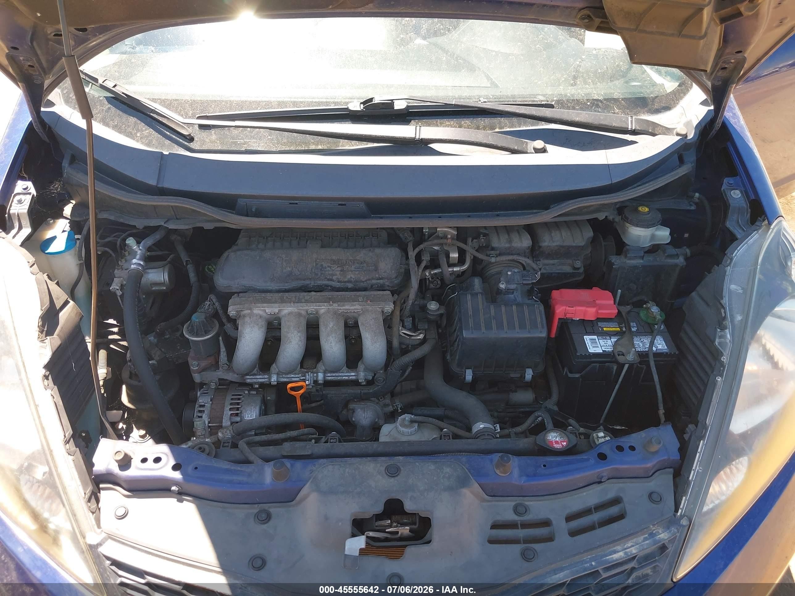 2012 Honda Fit Sport Blue vin: JHMGE8H58CC015636