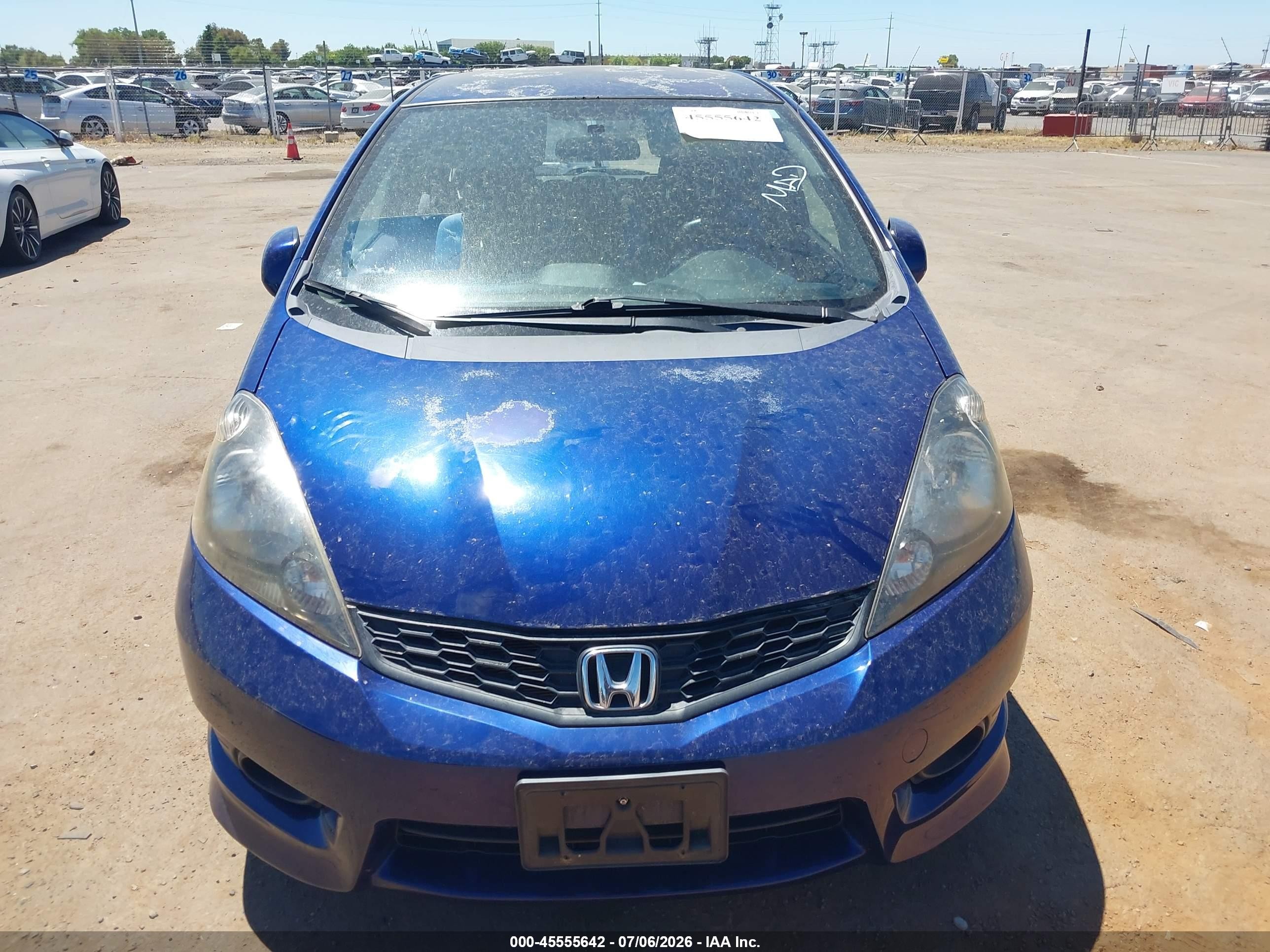 2012 Honda Fit Sport Blue vin: JHMGE8H58CC015636