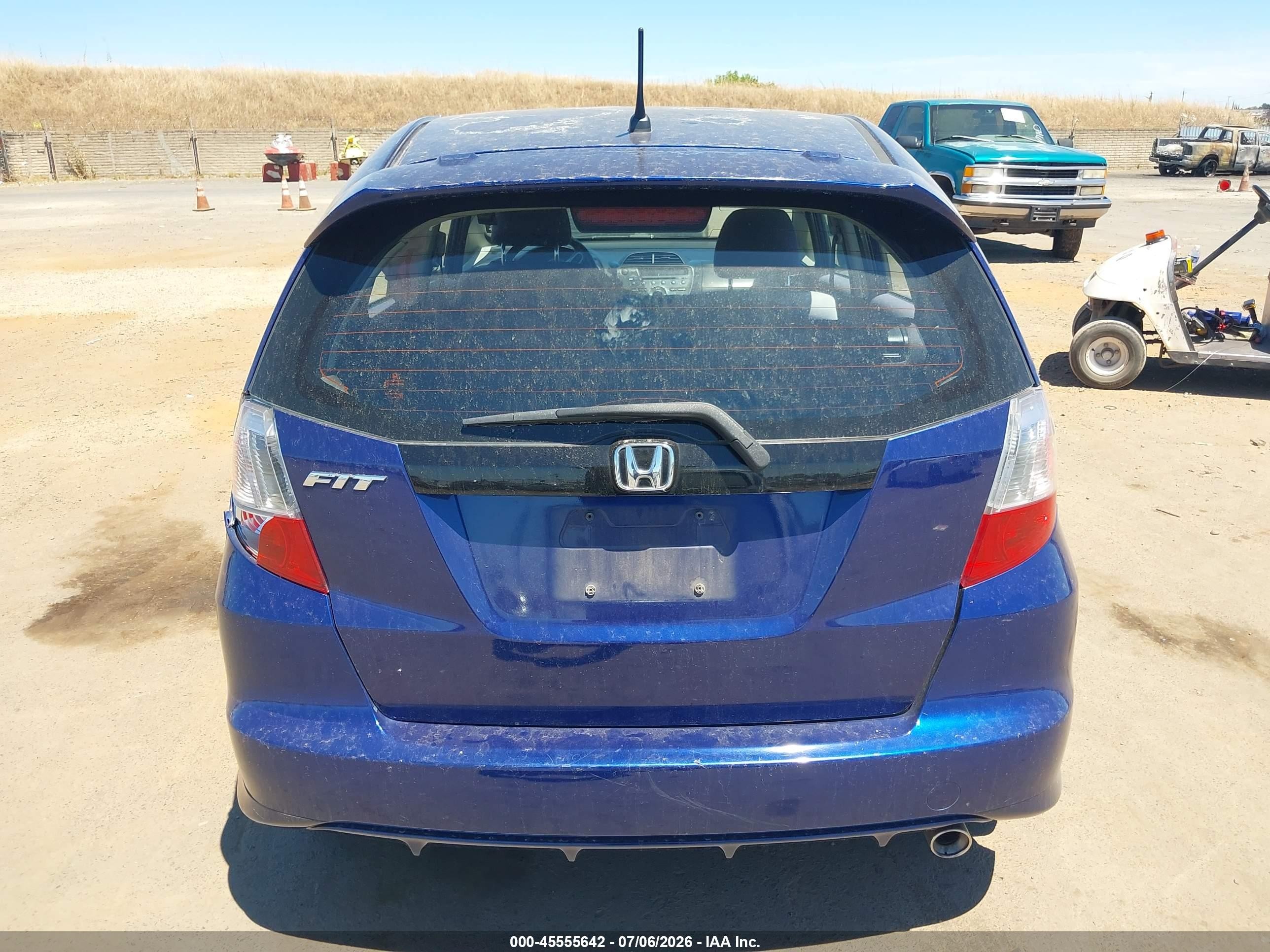 2012 Honda Fit Sport Blue vin: JHMGE8H58CC015636