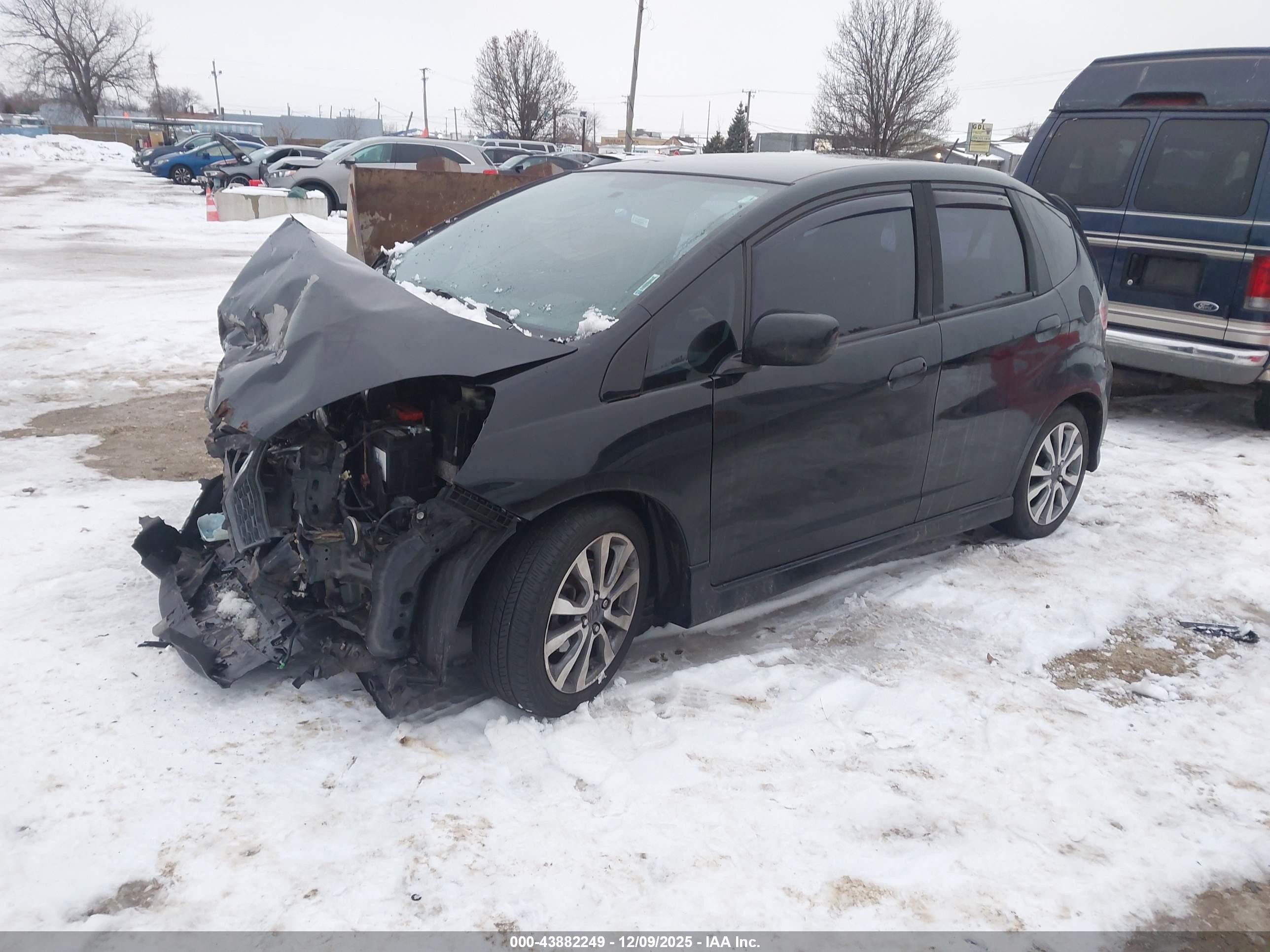 2012 Honda Fit Sport Black vin: JHMGE8H58CC019296