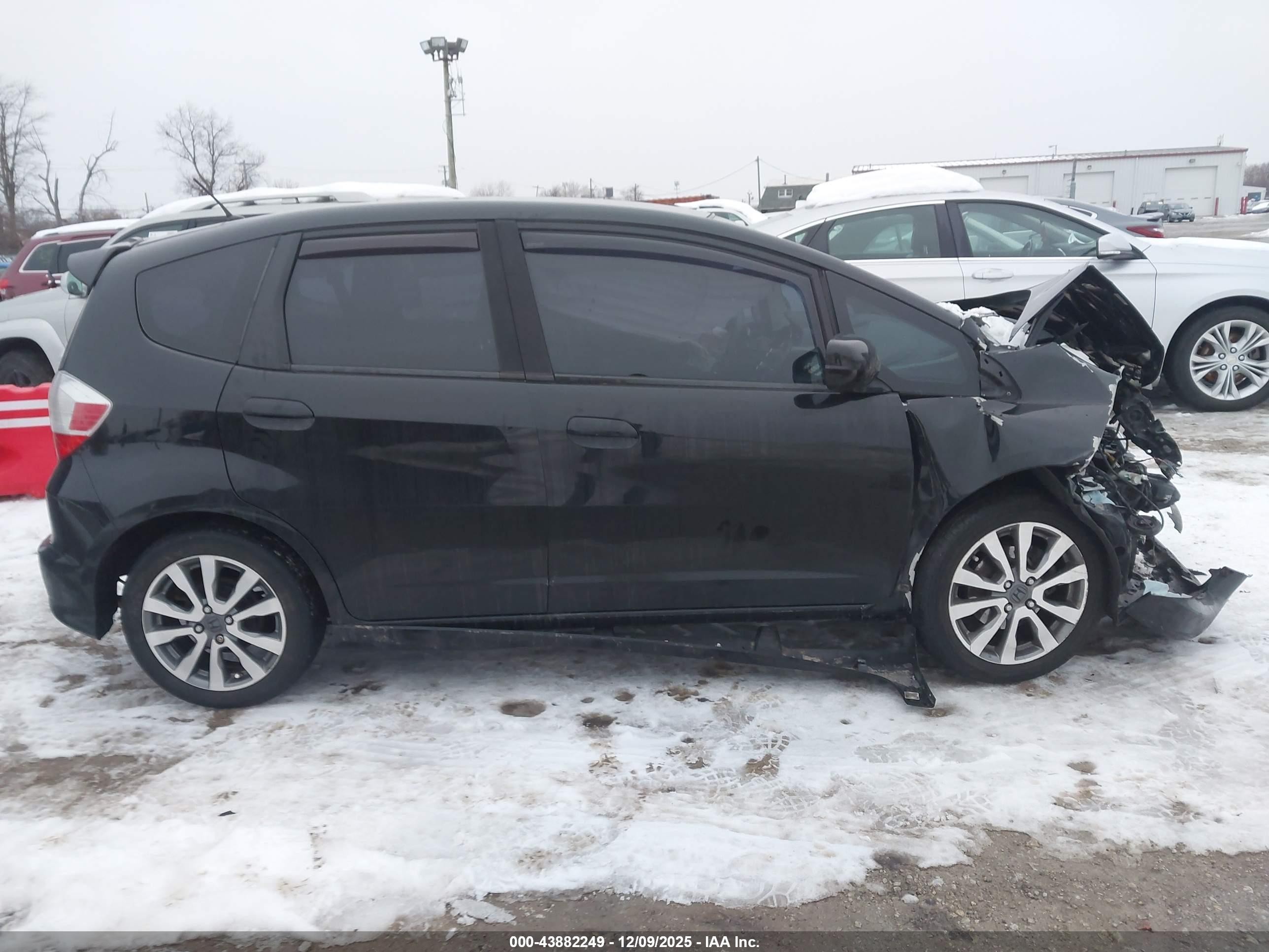 2012 Honda Fit Sport Black vin: JHMGE8H58CC019296