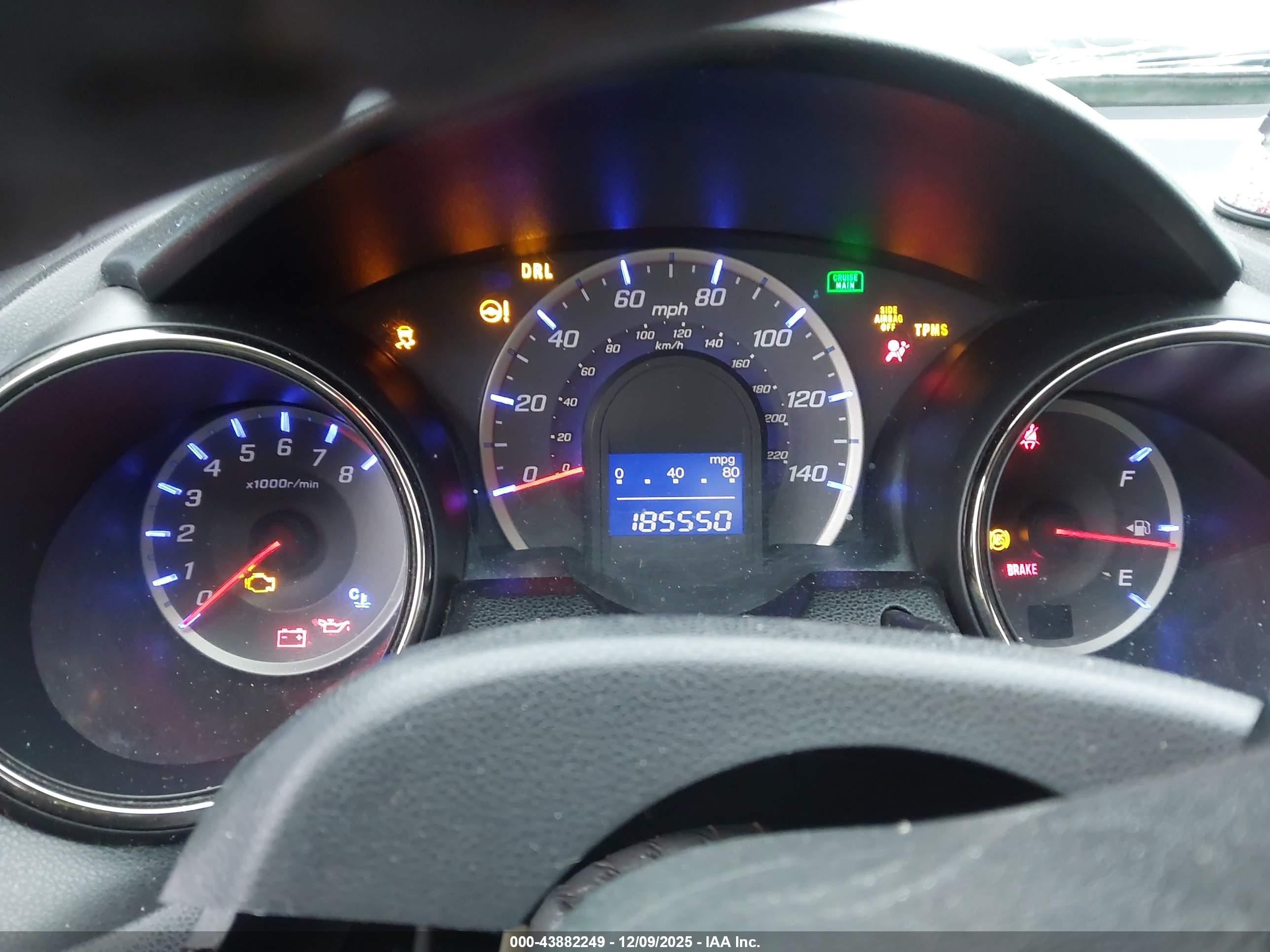 2012 Honda Fit Sport Black vin: JHMGE8H58CC019296