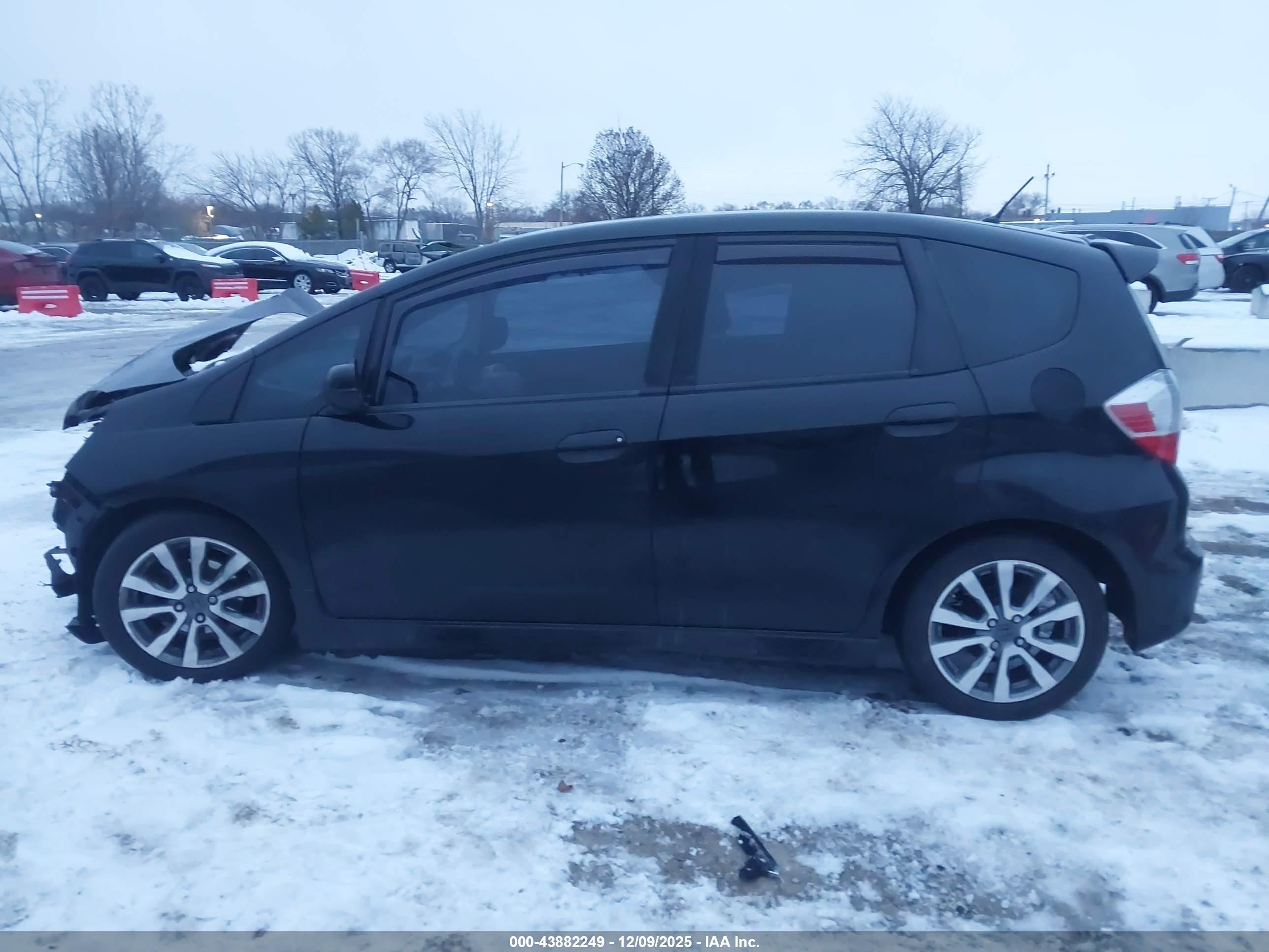 2012 Honda Fit Sport Black vin: JHMGE8H58CC019296