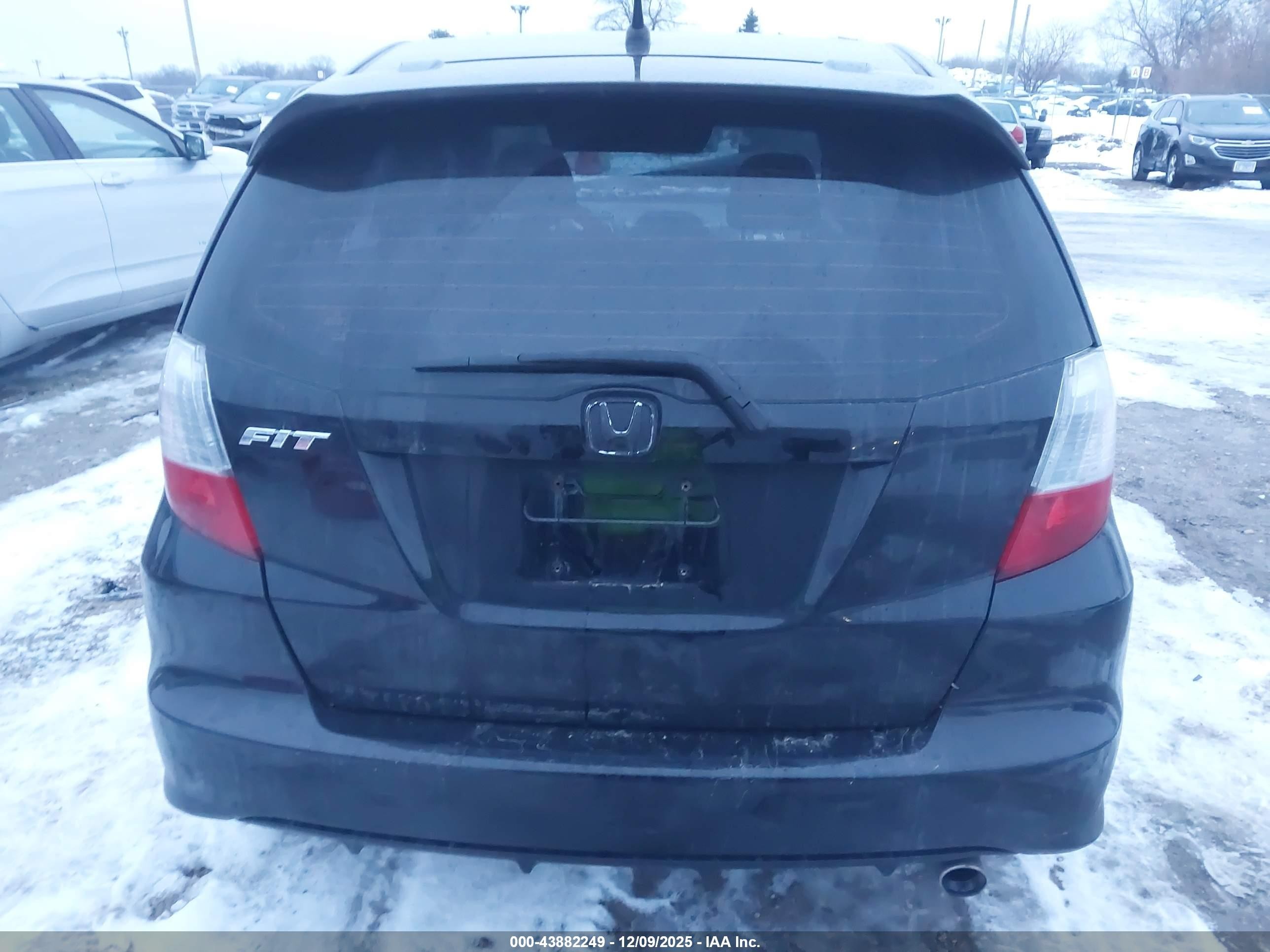 2012 Honda Fit Sport Black vin: JHMGE8H58CC019296