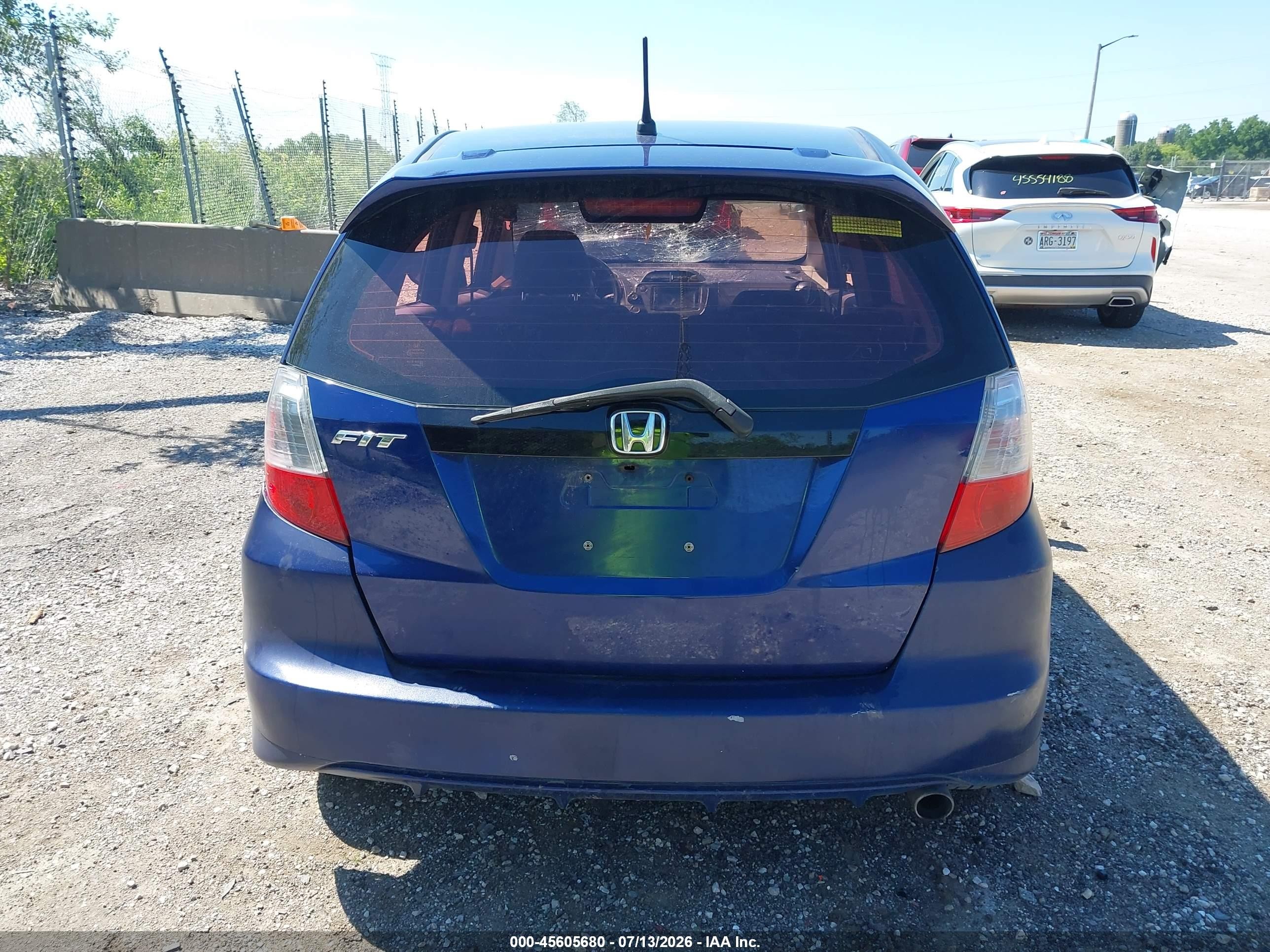 2012 Honda Fit Sport Blue vin: JHMGE8H58CC020285