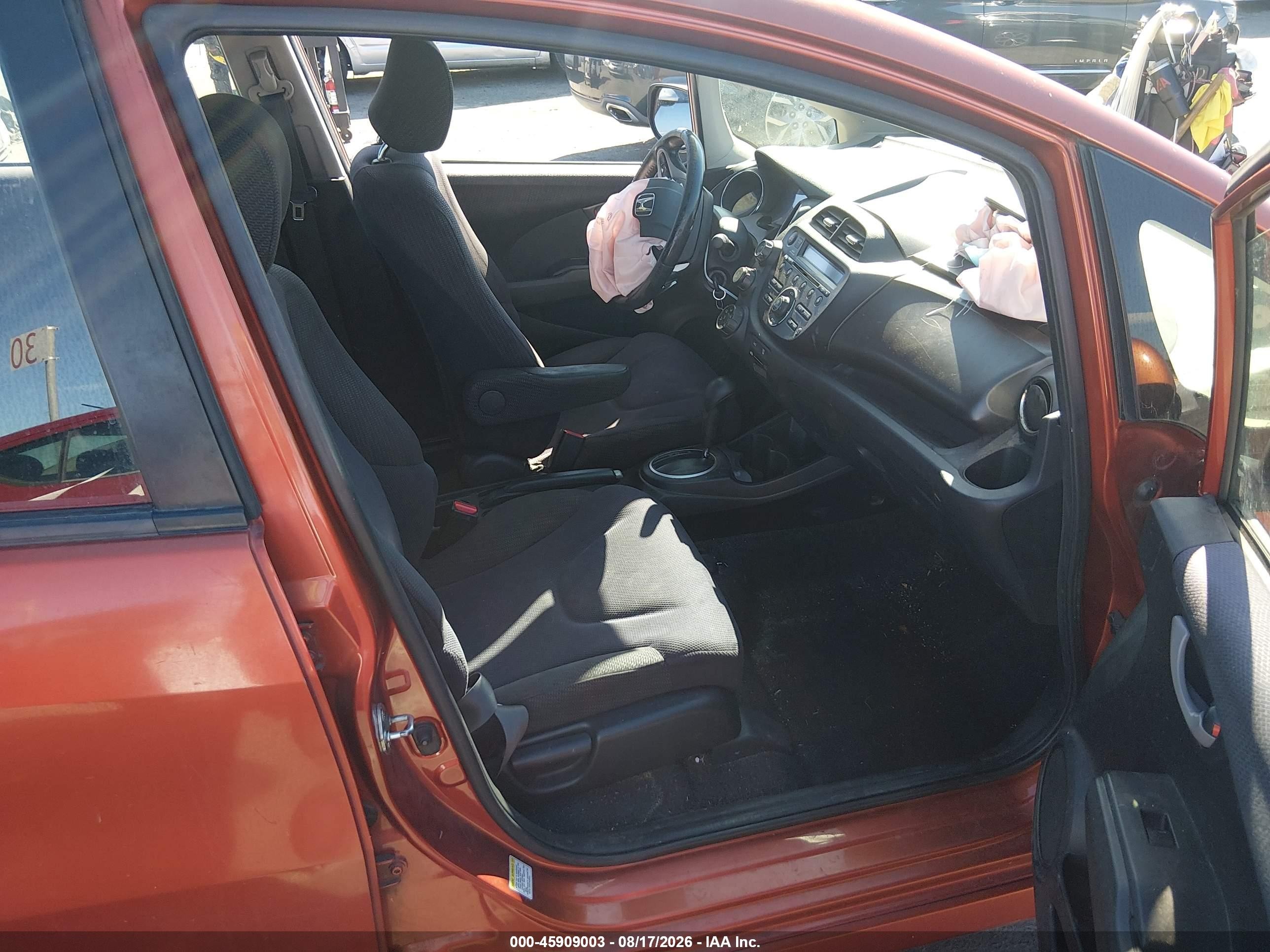 2012 Honda Fit Sport Orange vin: JHMGE8H58CC027947