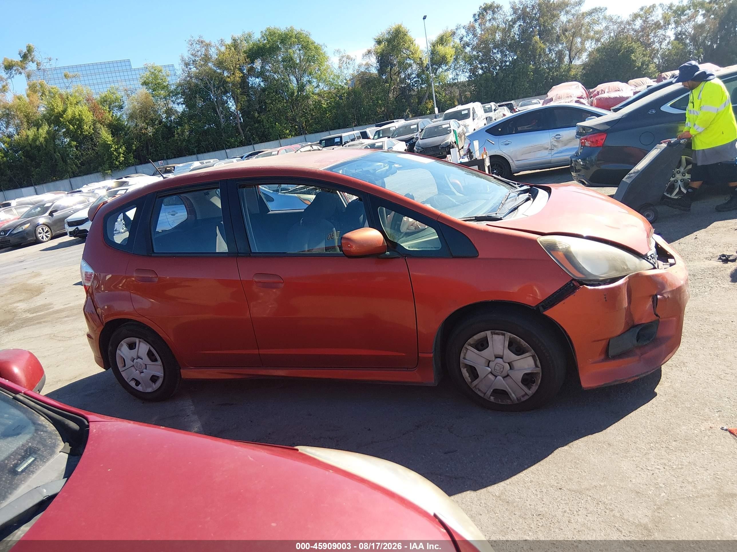 2012 Honda Fit Sport Orange vin: JHMGE8H58CC027947