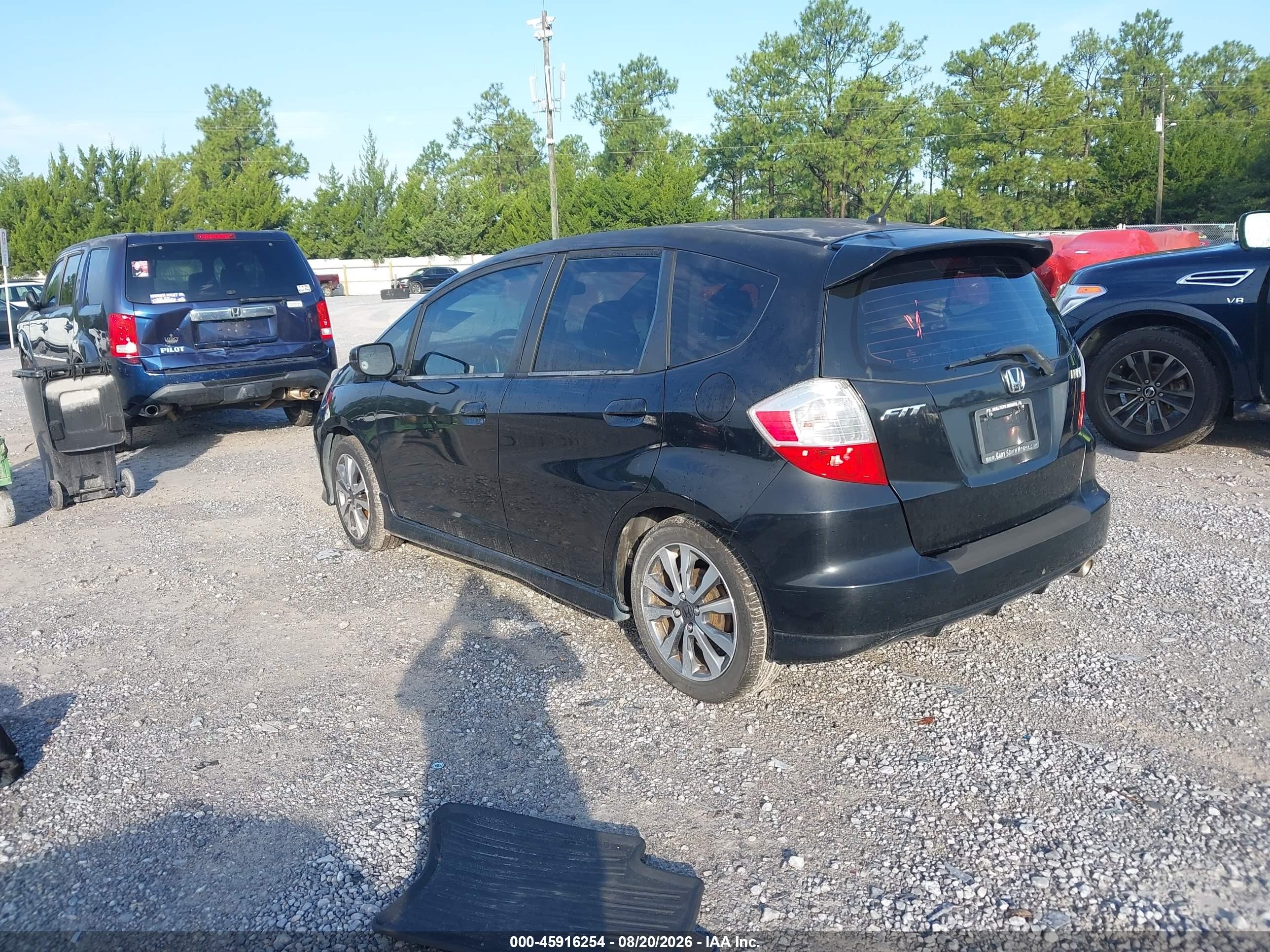 2012 Honda Fit Sport Black vin: JHMGE8H58CC033182