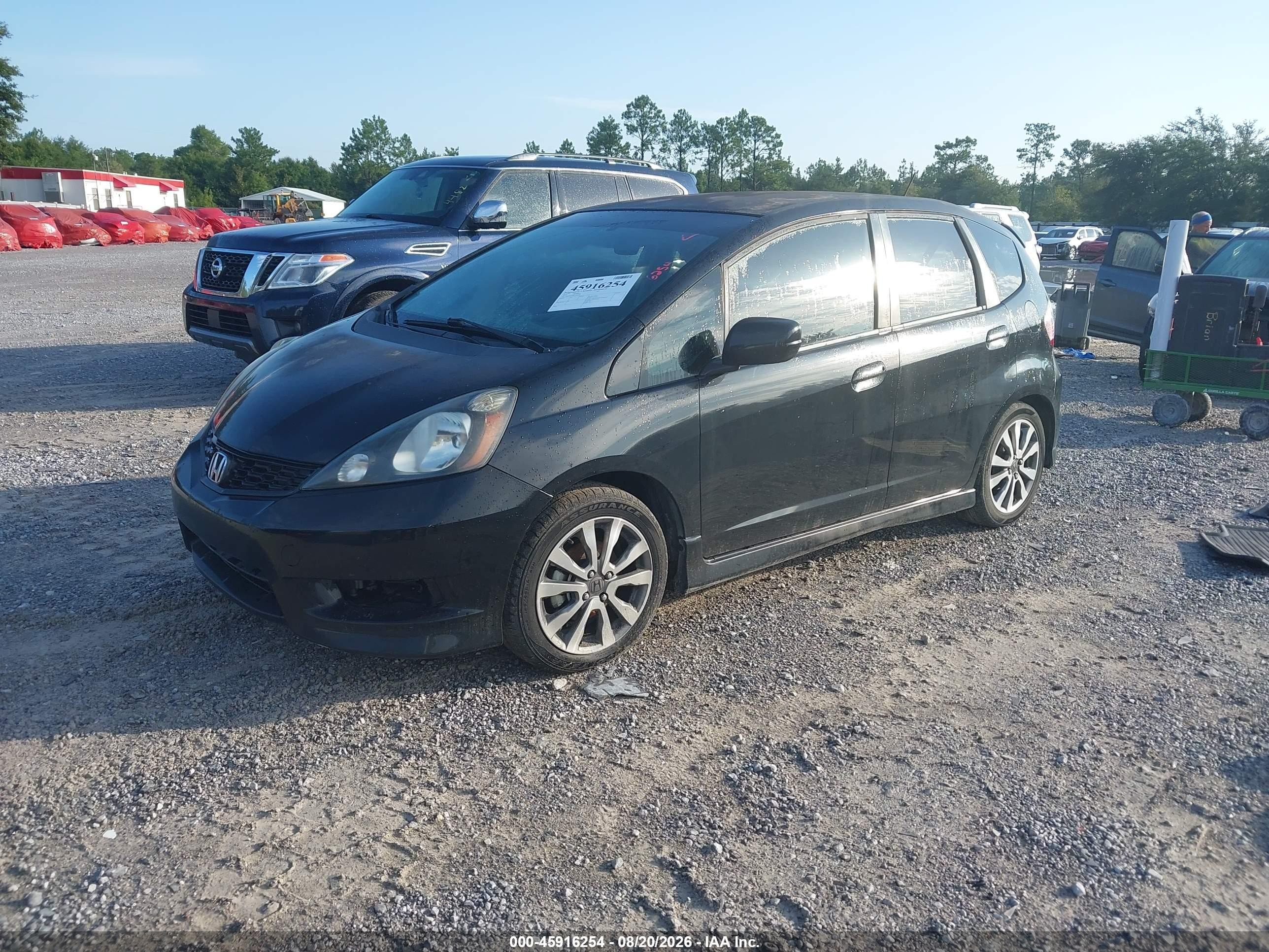 2012 Honda Fit Sport Black vin: JHMGE8H58CC033182