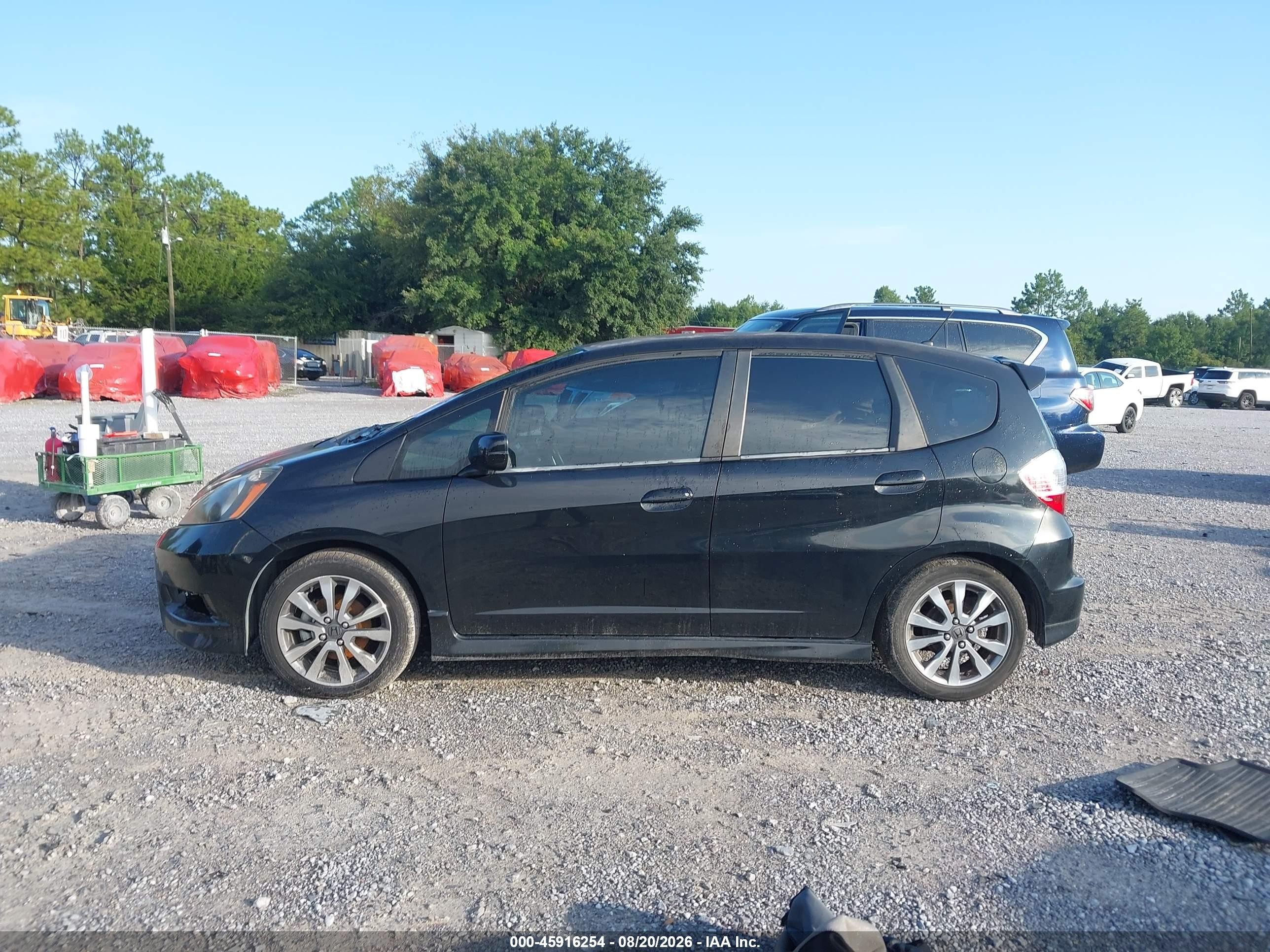 2012 Honda Fit Sport Black vin: JHMGE8H58CC033182