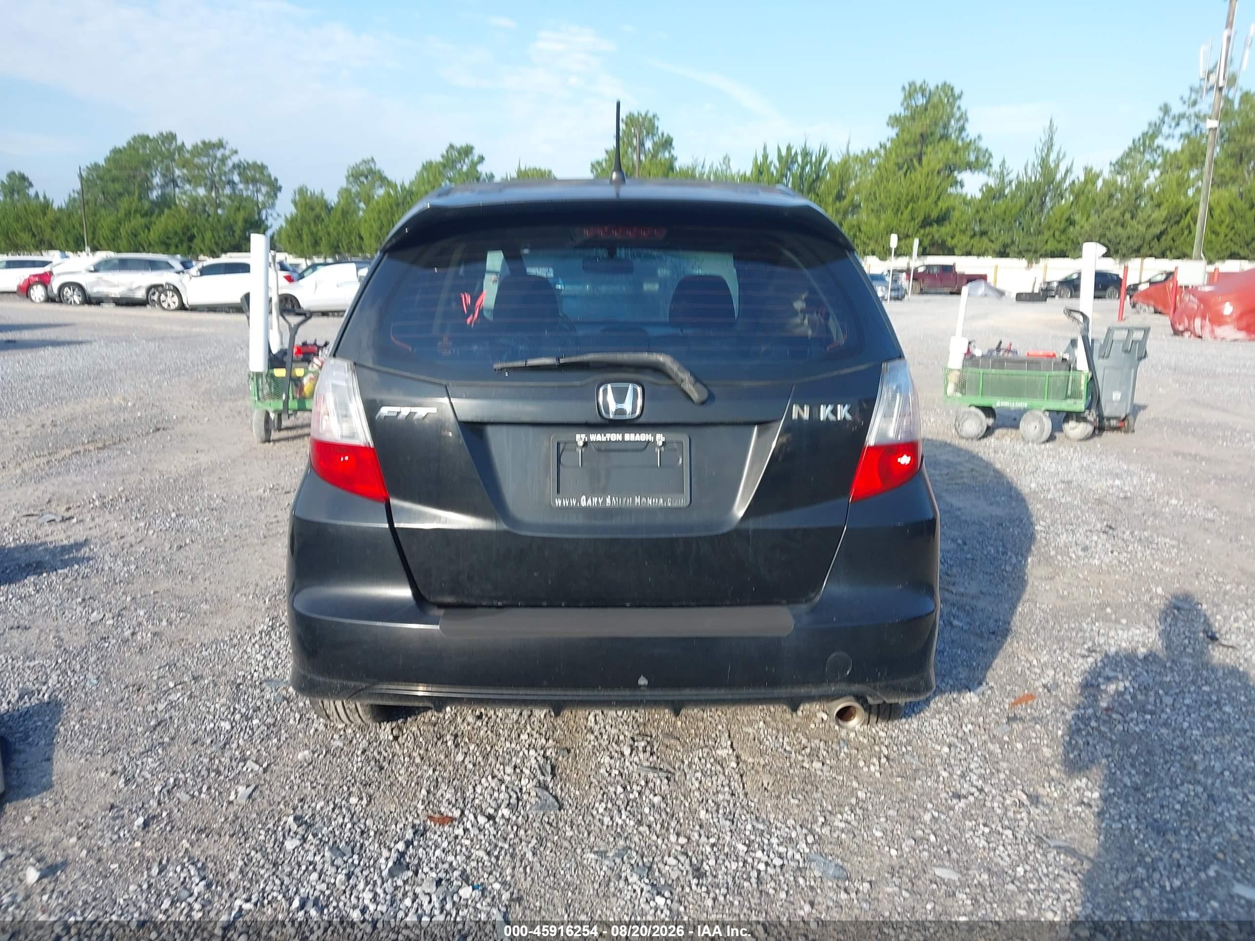 2012 Honda Fit Sport Black vin: JHMGE8H58CC033182