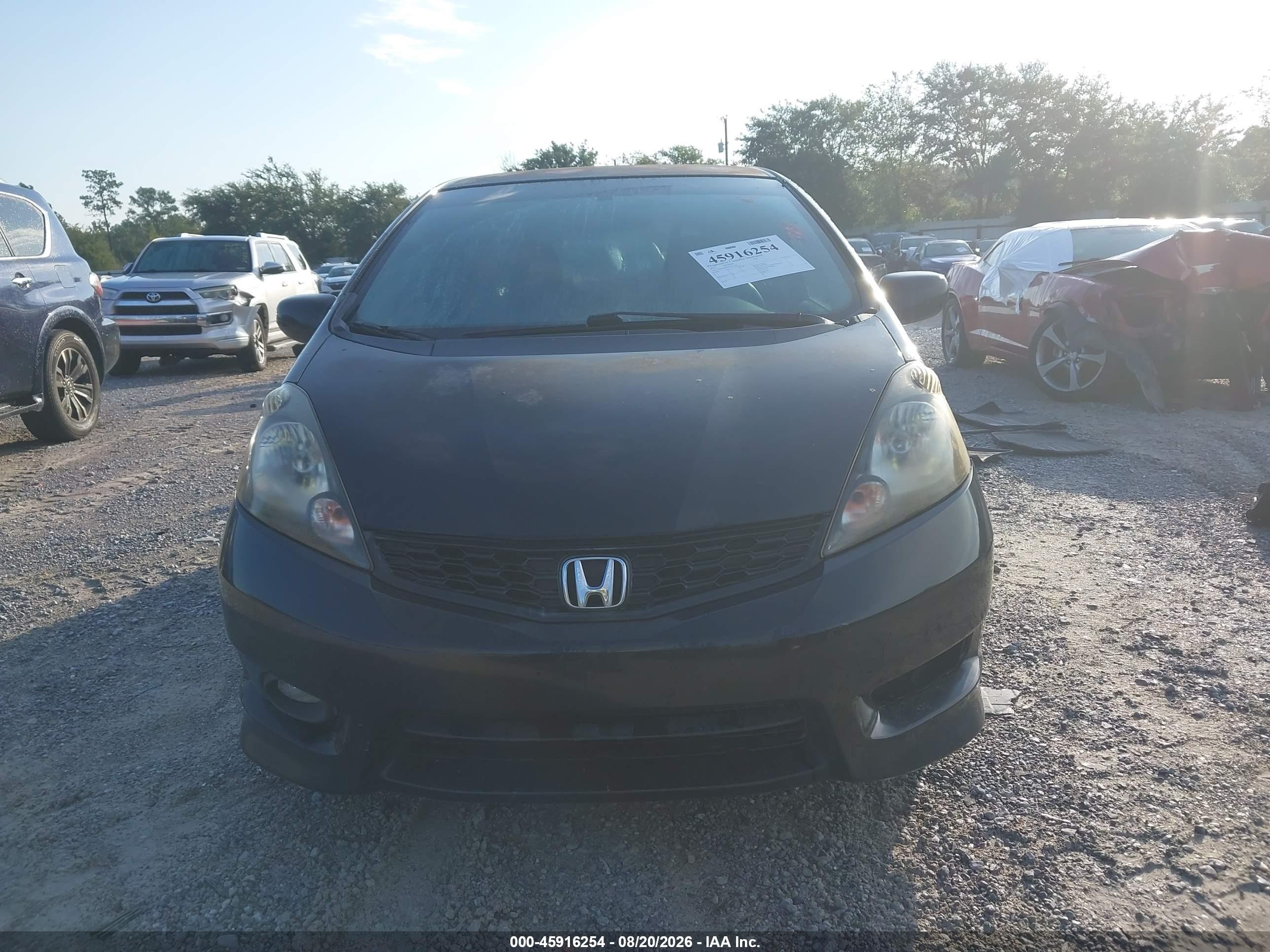 2012 Honda Fit Sport Black vin: JHMGE8H58CC033182