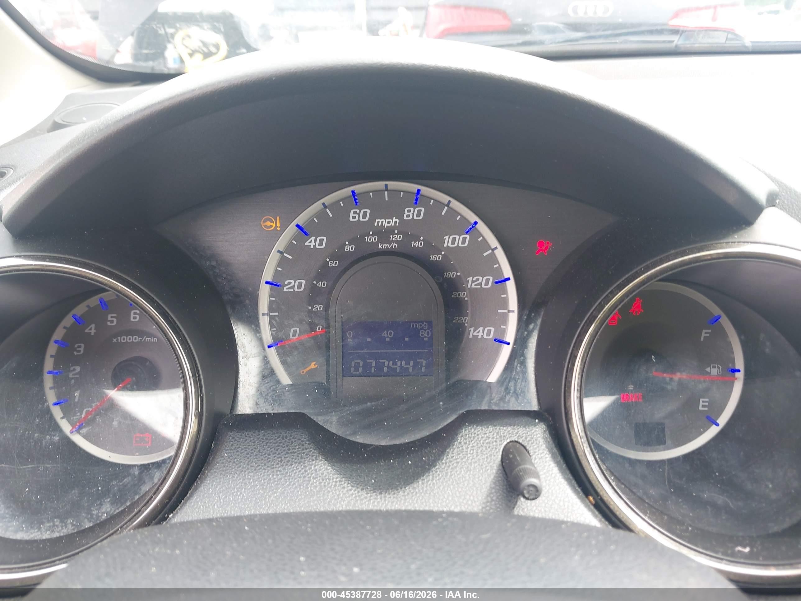 2013 Honda Fit Sport Фиолетовый vin: JHMGE8H58DC001608
