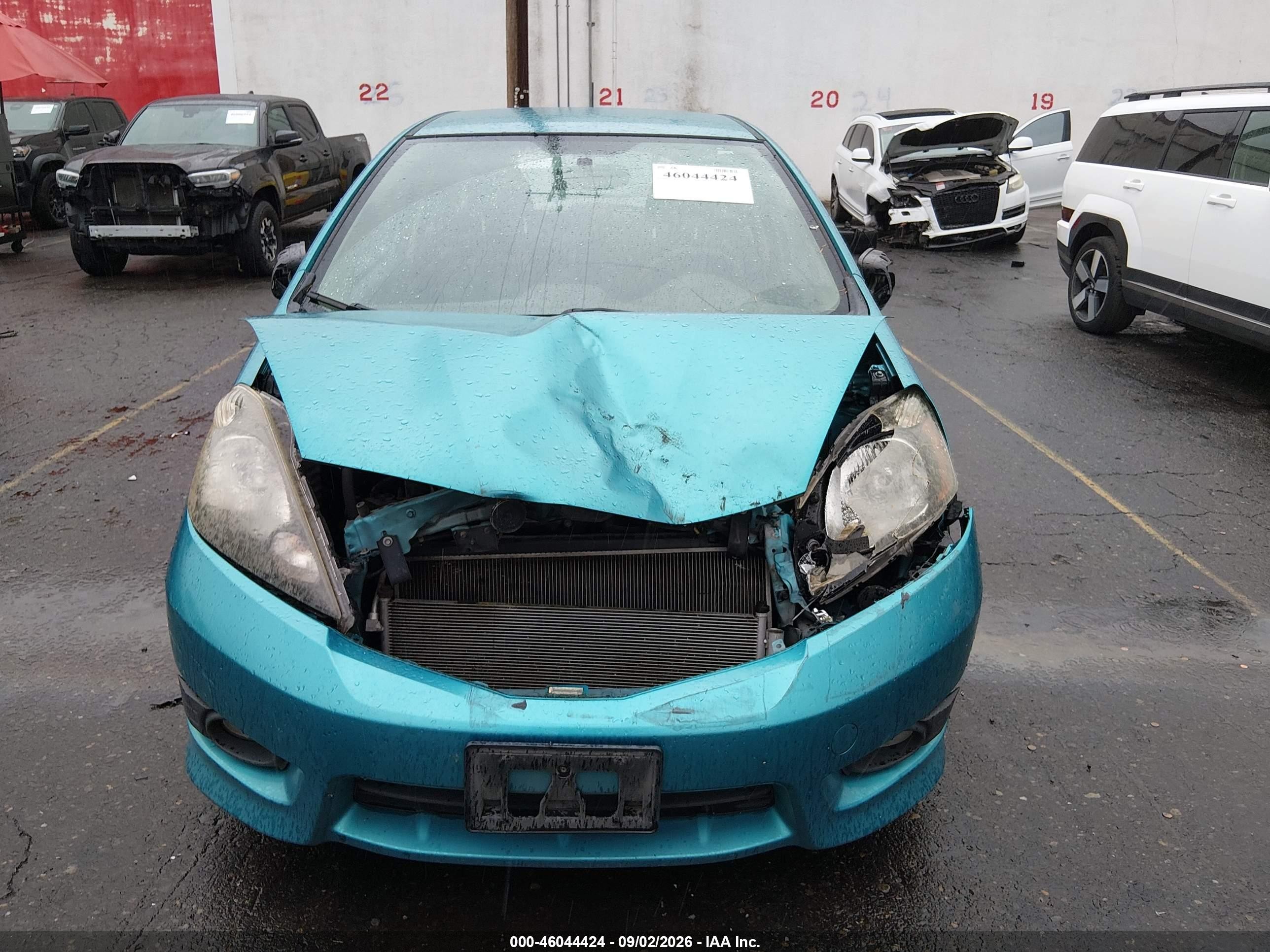 2013 Honda Fit Sport Teal vin: JHMGE8H58DC006985