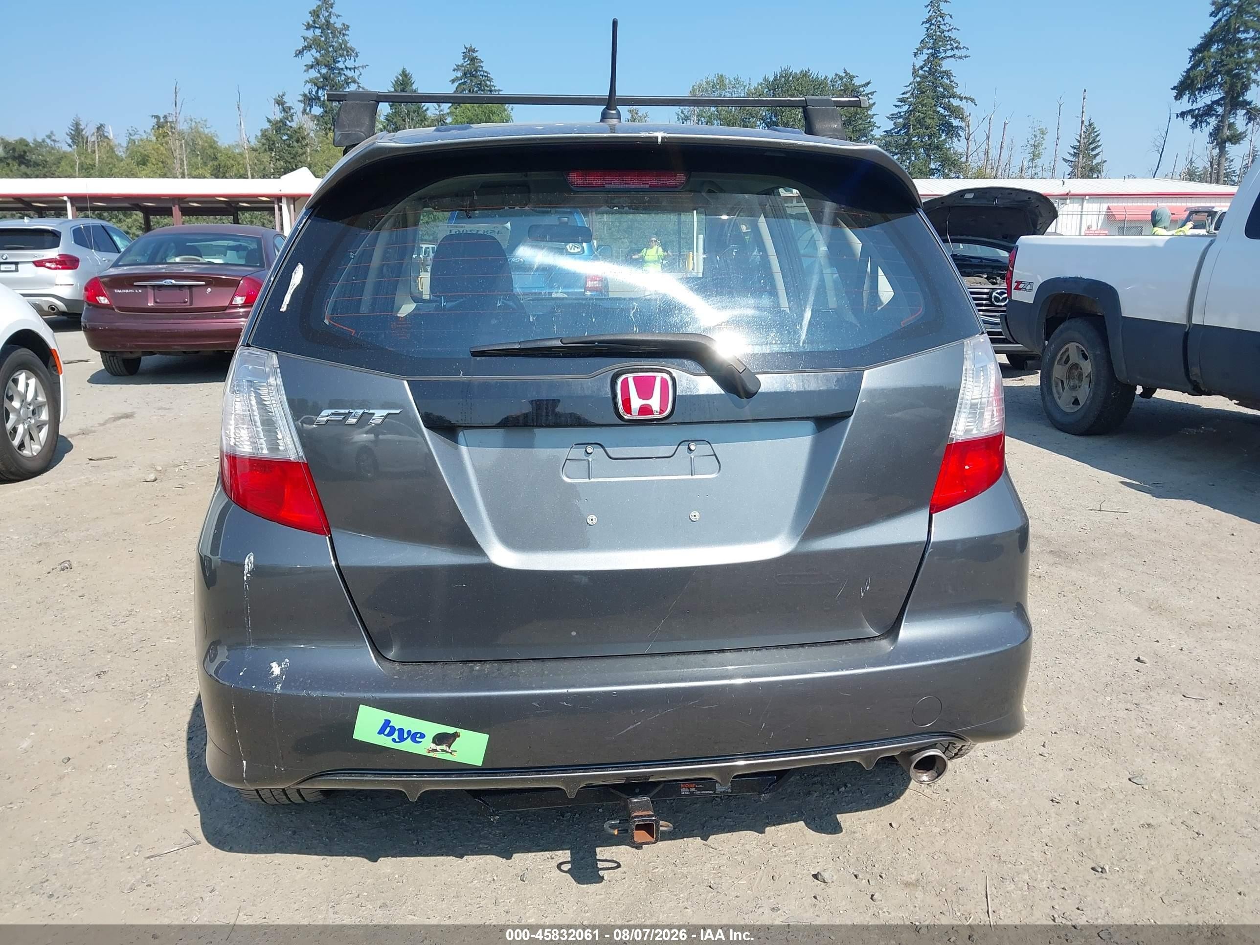 2013 Honda Fit Sport Серый vin: JHMGE8H58DC010017