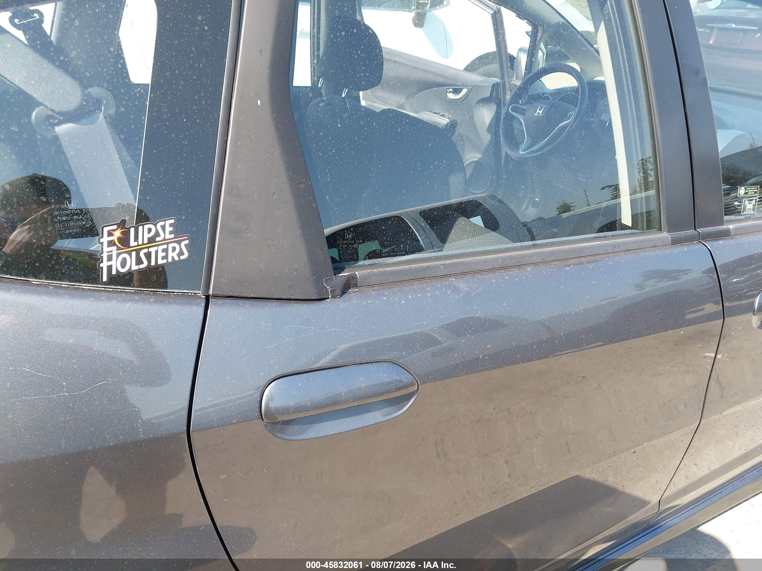 2013 Honda Fit Sport Серый vin: JHMGE8H58DC010017