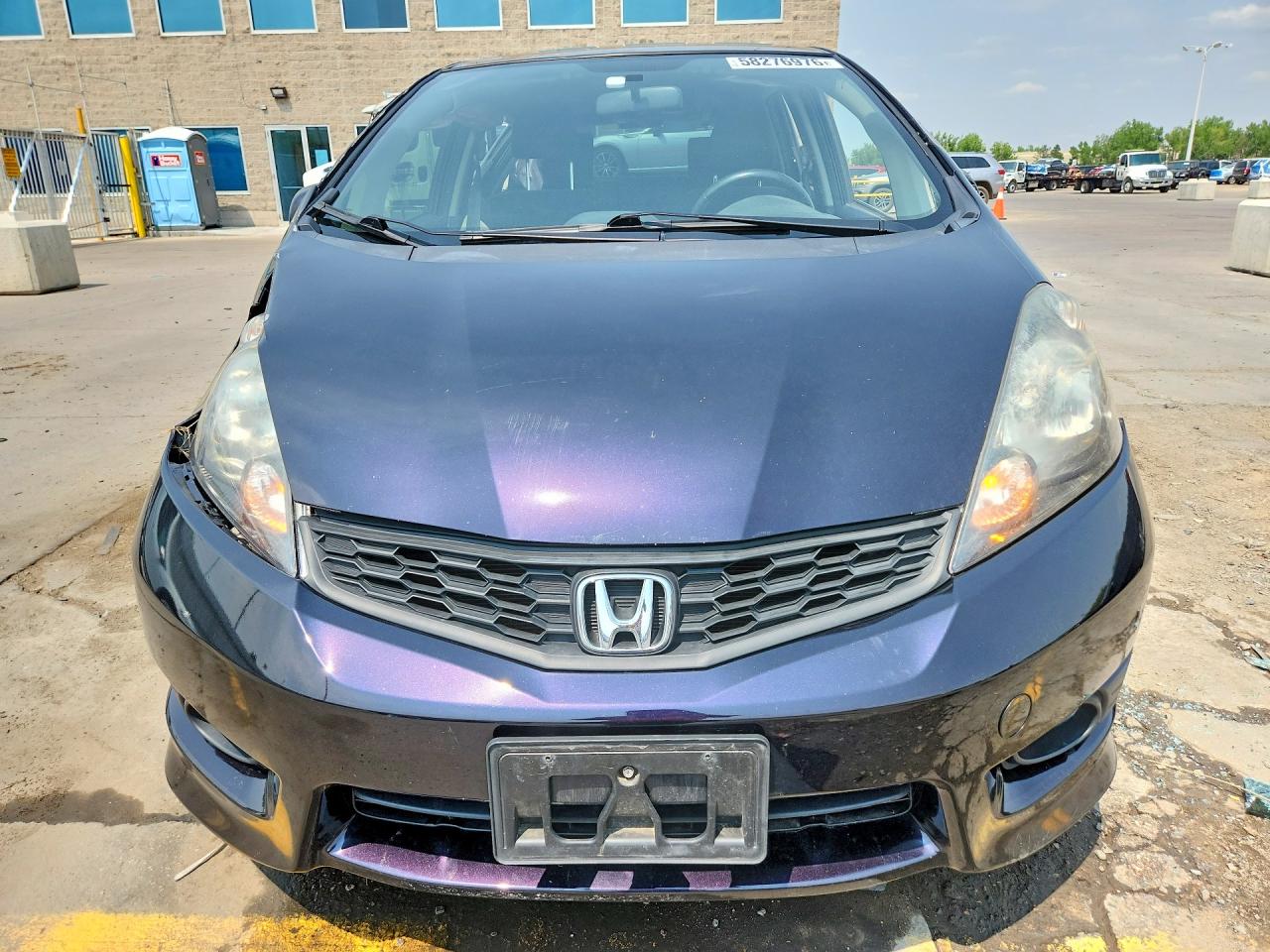 2013 Honda Fit Sport Purple vin: JHMGE8H58DC016514