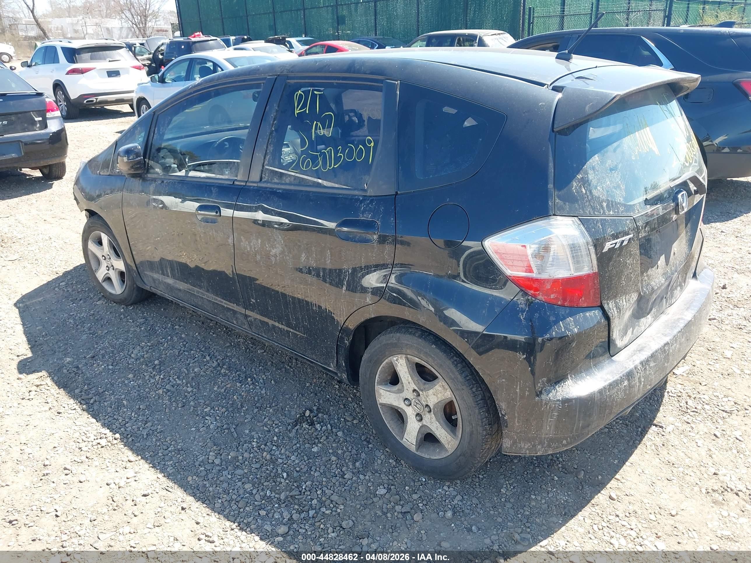 2013 Honda Fit Sport Black vin: JHMGE8H58DC018540
